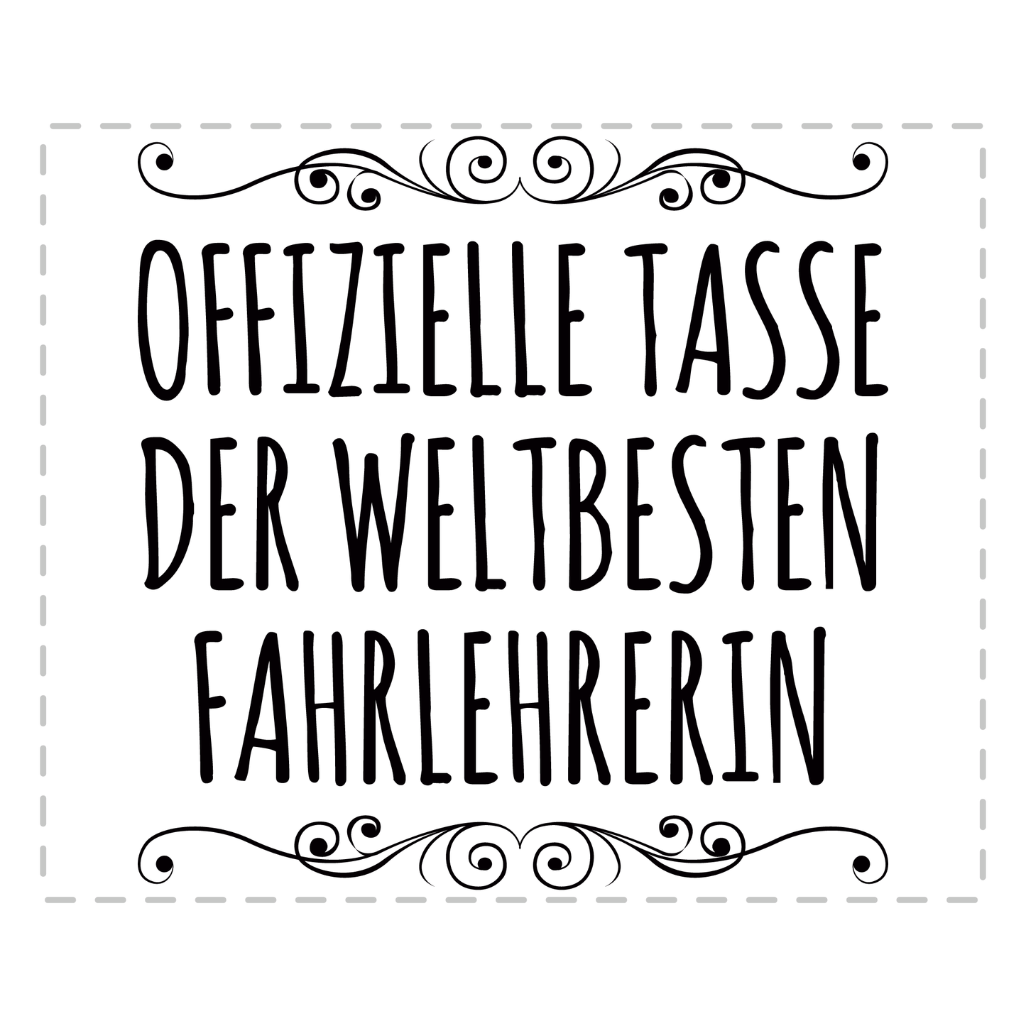 Fahrlehrer Tasse - Weltbeste Fahrlehrerin (Fahrschule, Geschenk)