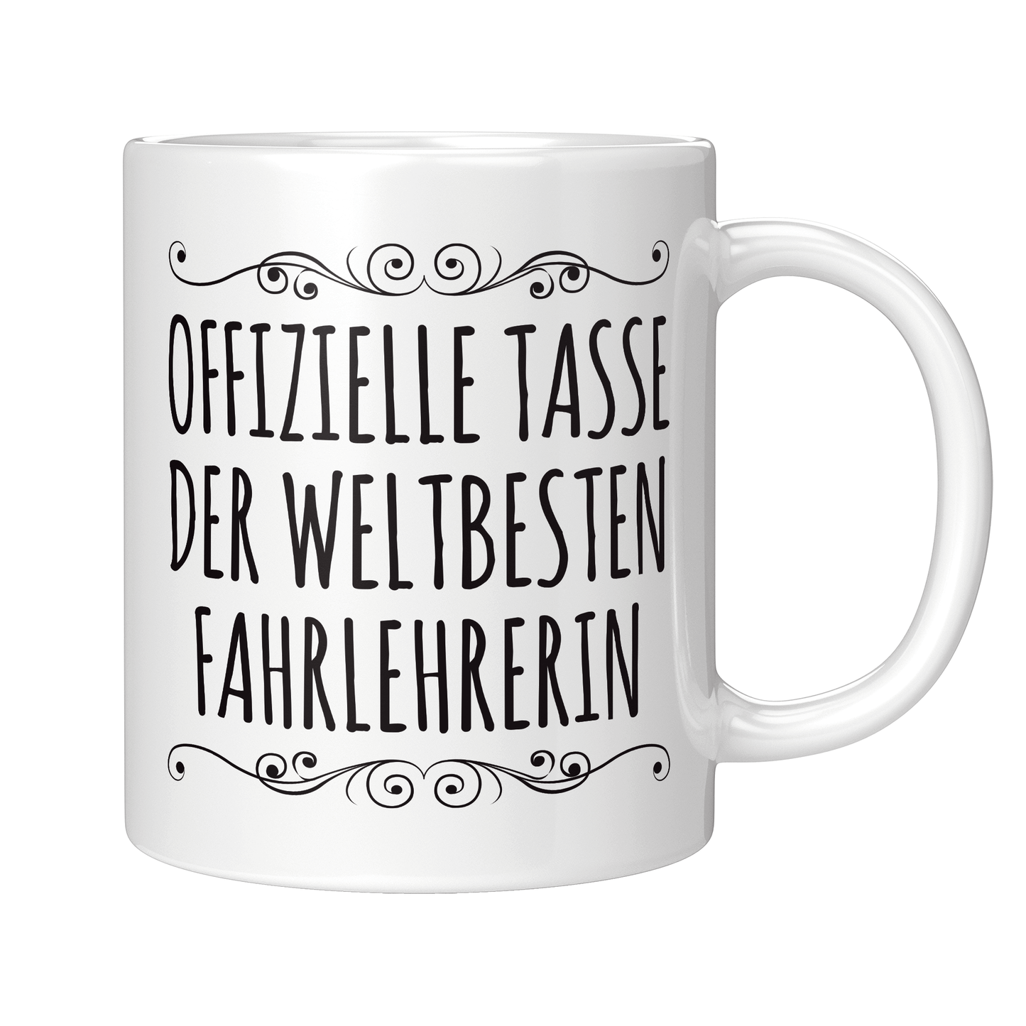 Fahrlehrer Tasse - Weltbeste Fahrlehrerin (Fahrschule, Geschenk)