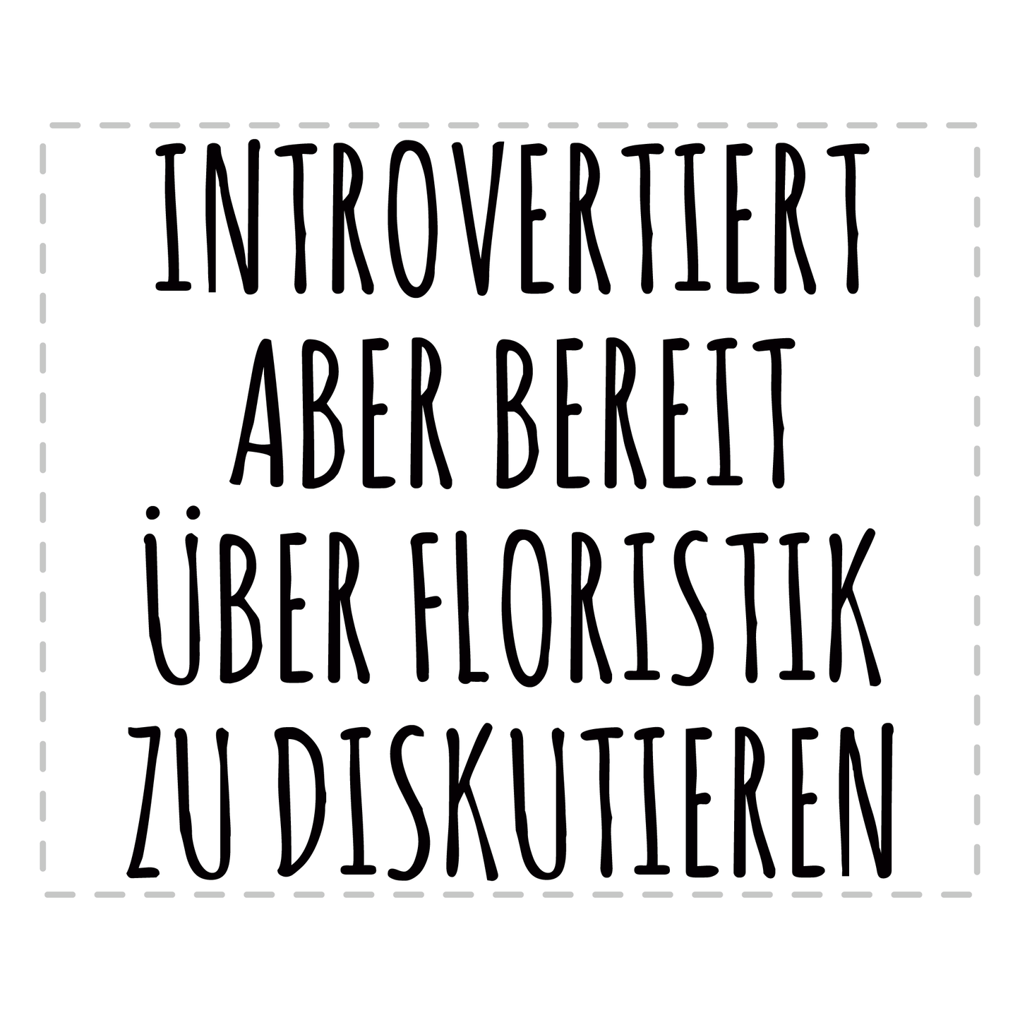 Florist Tasse Introvertierte Floristin