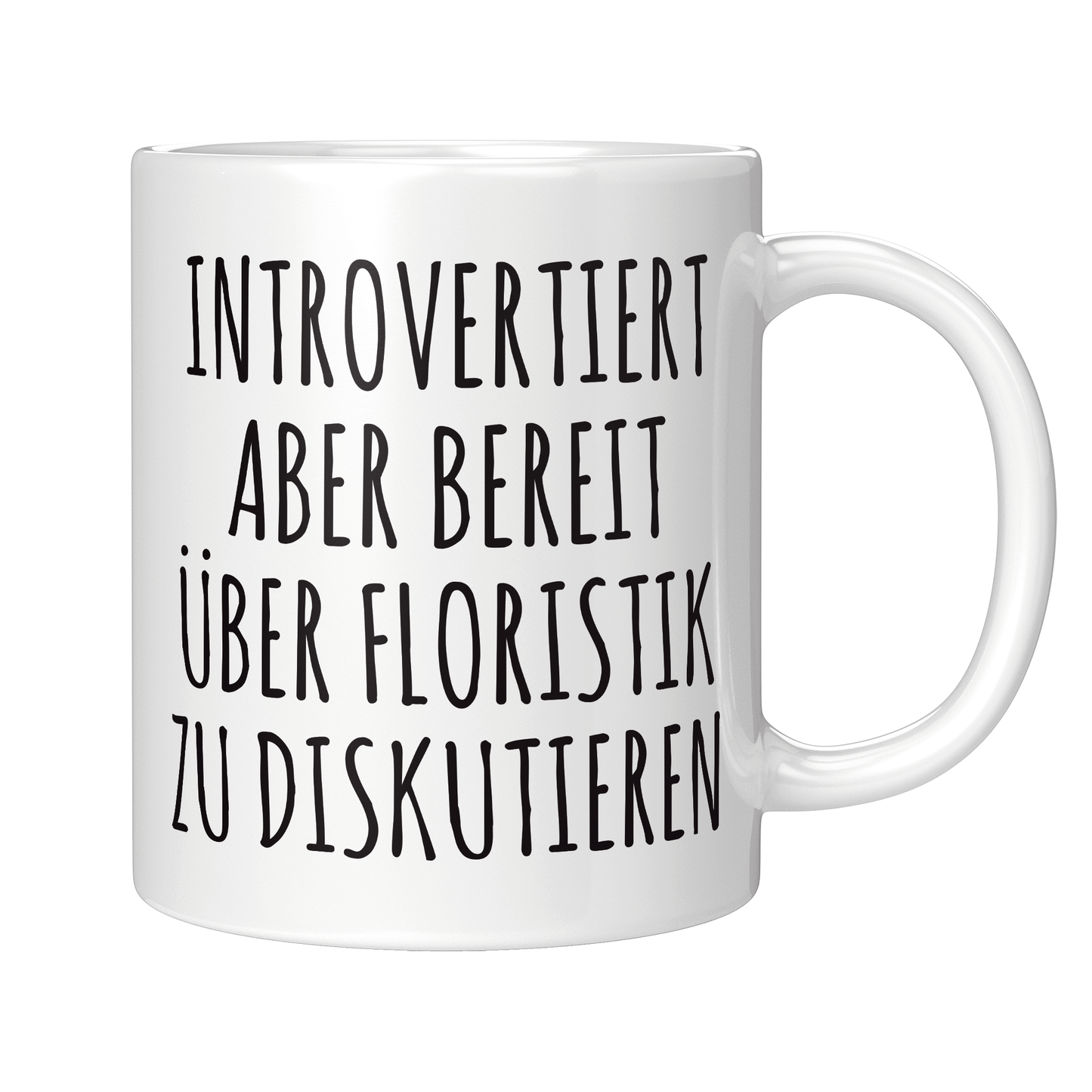 Florist Tasse Introvertierte Floristin