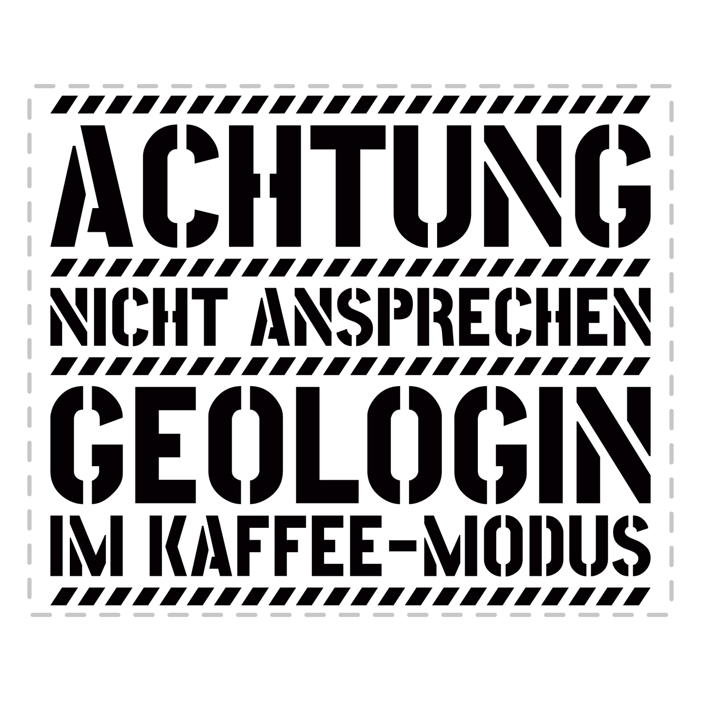 Geologie Tasse - Geologin im Kaffee-Modus (Geologe, Geschenk)