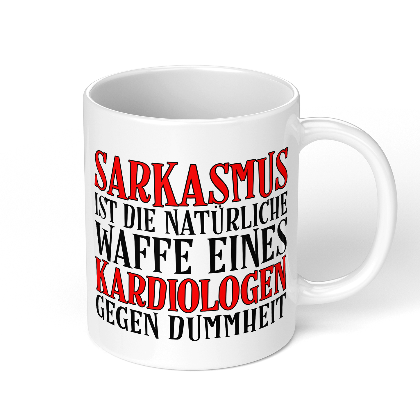 CupHaven® Kardiologie Tasse - Sarkasmus eines Kardiologen - Geschenk für Kardiologen und Kardiologinnen