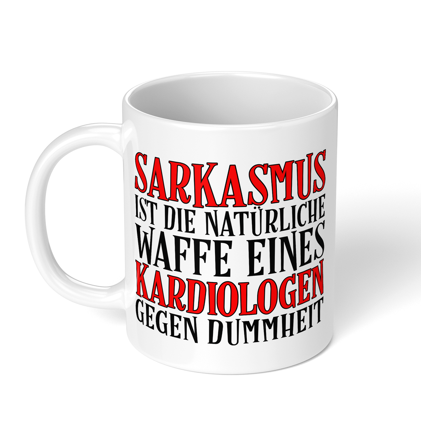 CupHaven® Kardiologie Tasse - Sarkasmus eines Kardiologen - Geschenk für Kardiologen und Kardiologinnen