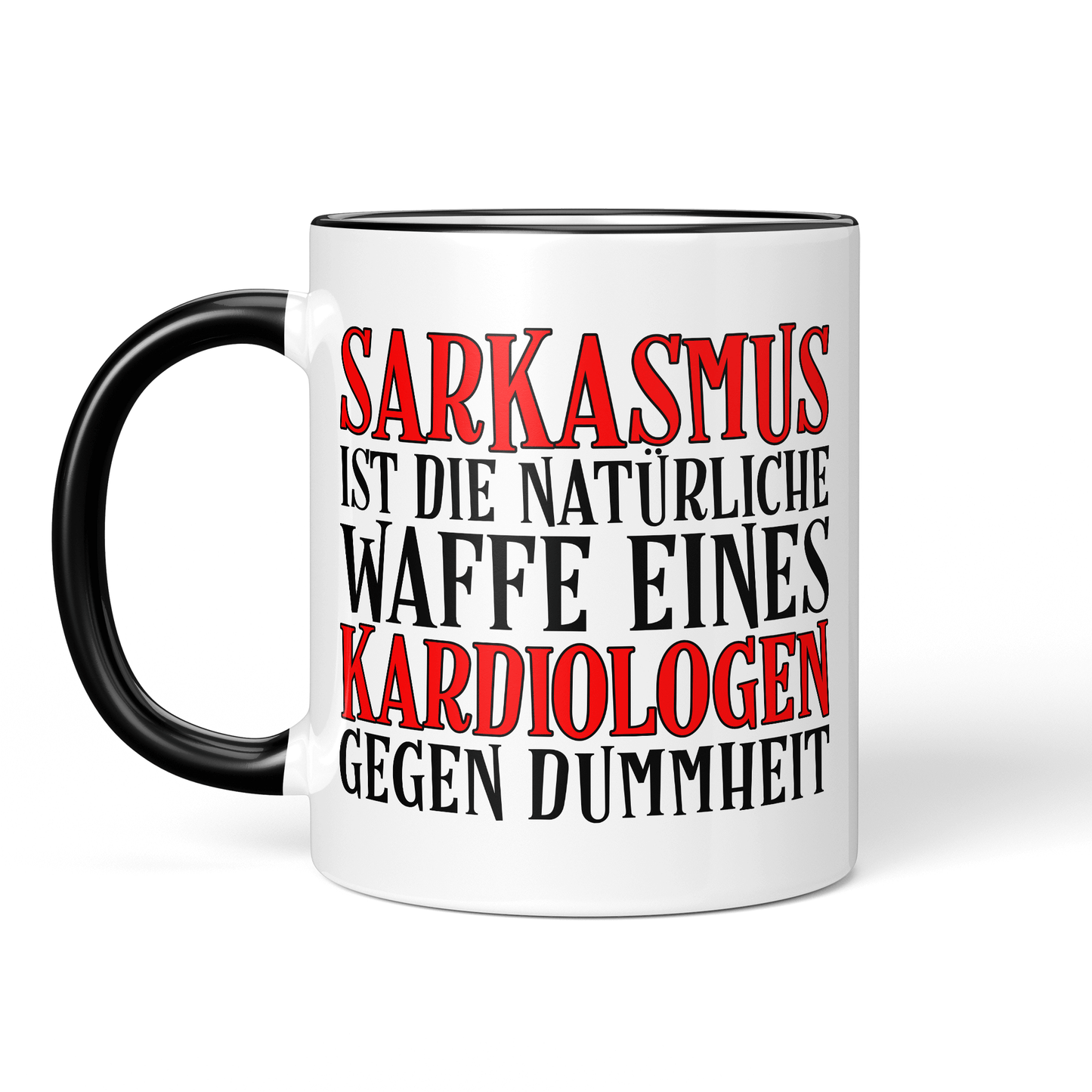 CupHaven® Kardiologie Tasse - Sarkasmus eines Kardiologen - Geschenk für Kardiologen und Kardiologinnen