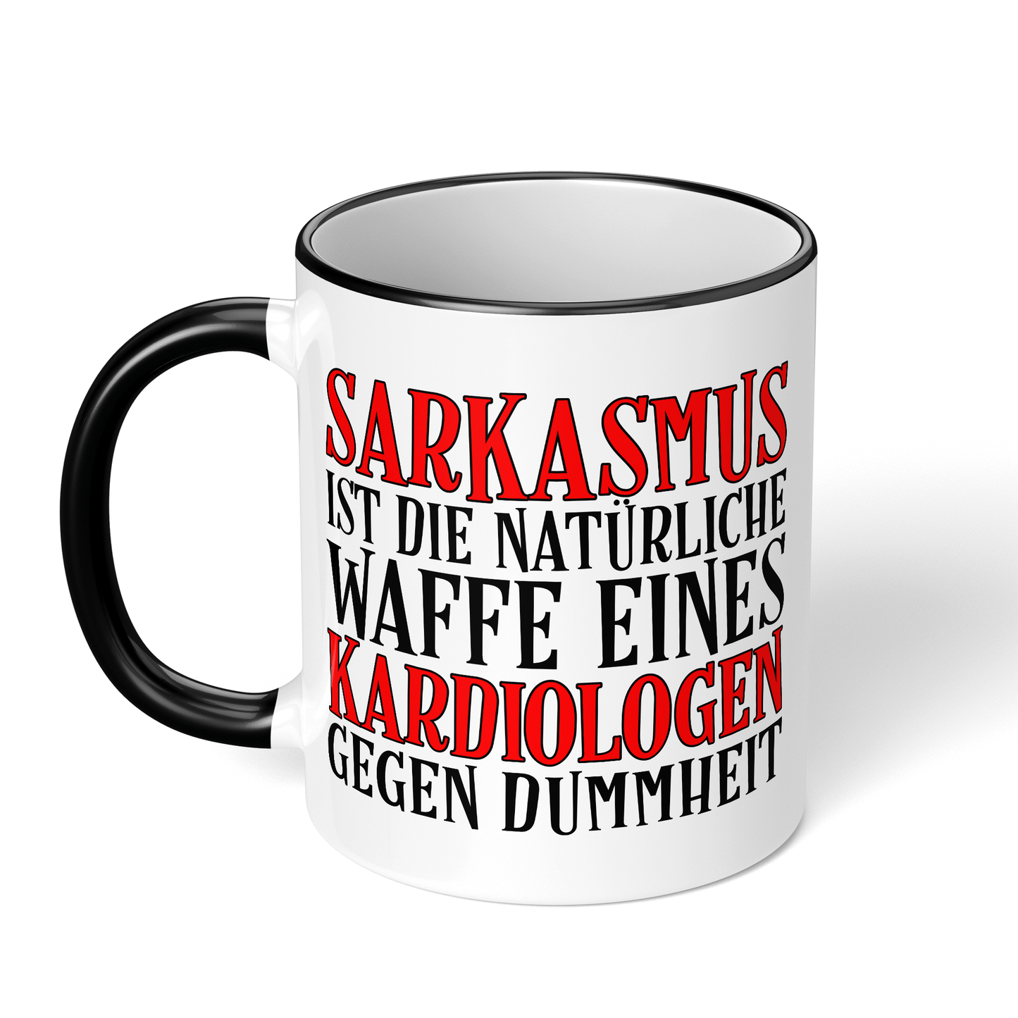 CupHaven® Kardiologie Tasse - Sarkasmus eines Kardiologen - Geschenk für Kardiologen und Kardiologinnen