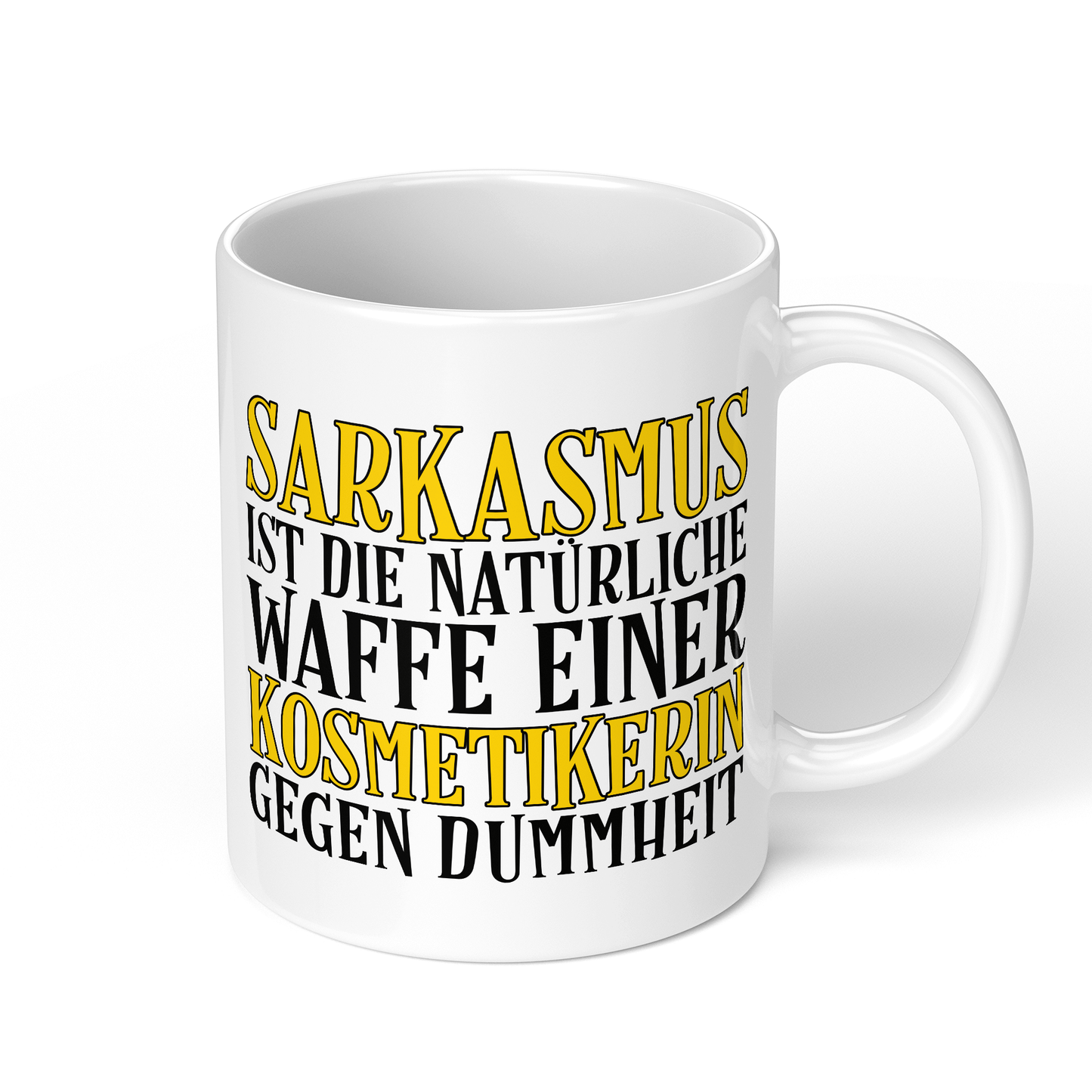 CupHaven® Kosmetikerin Tasse - Sarkasmus einer Kosmetikerin - Geschenk für Kosmetikerinnen und Kosmetiker