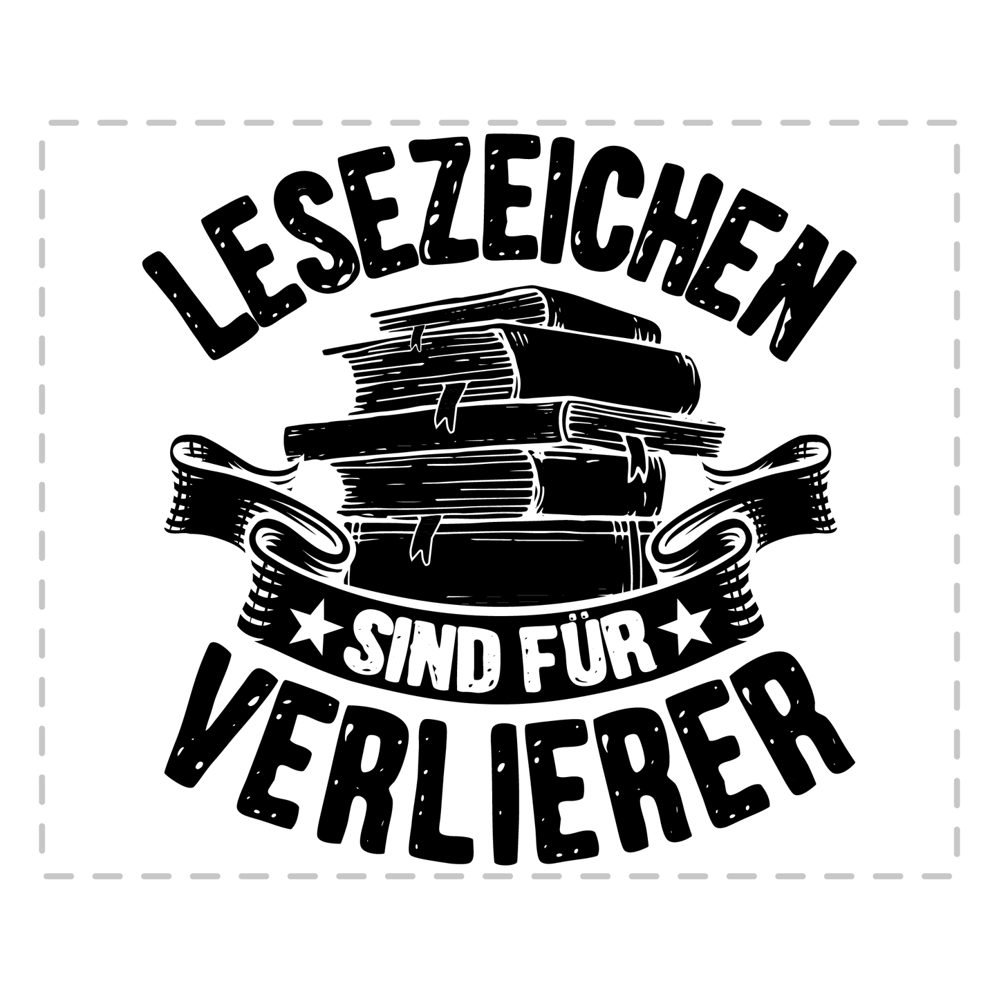 Lesen Tasse - Lesezeichen sind für Verlierer (Bücherwurm, Leseratte, Leser, Geschenk)