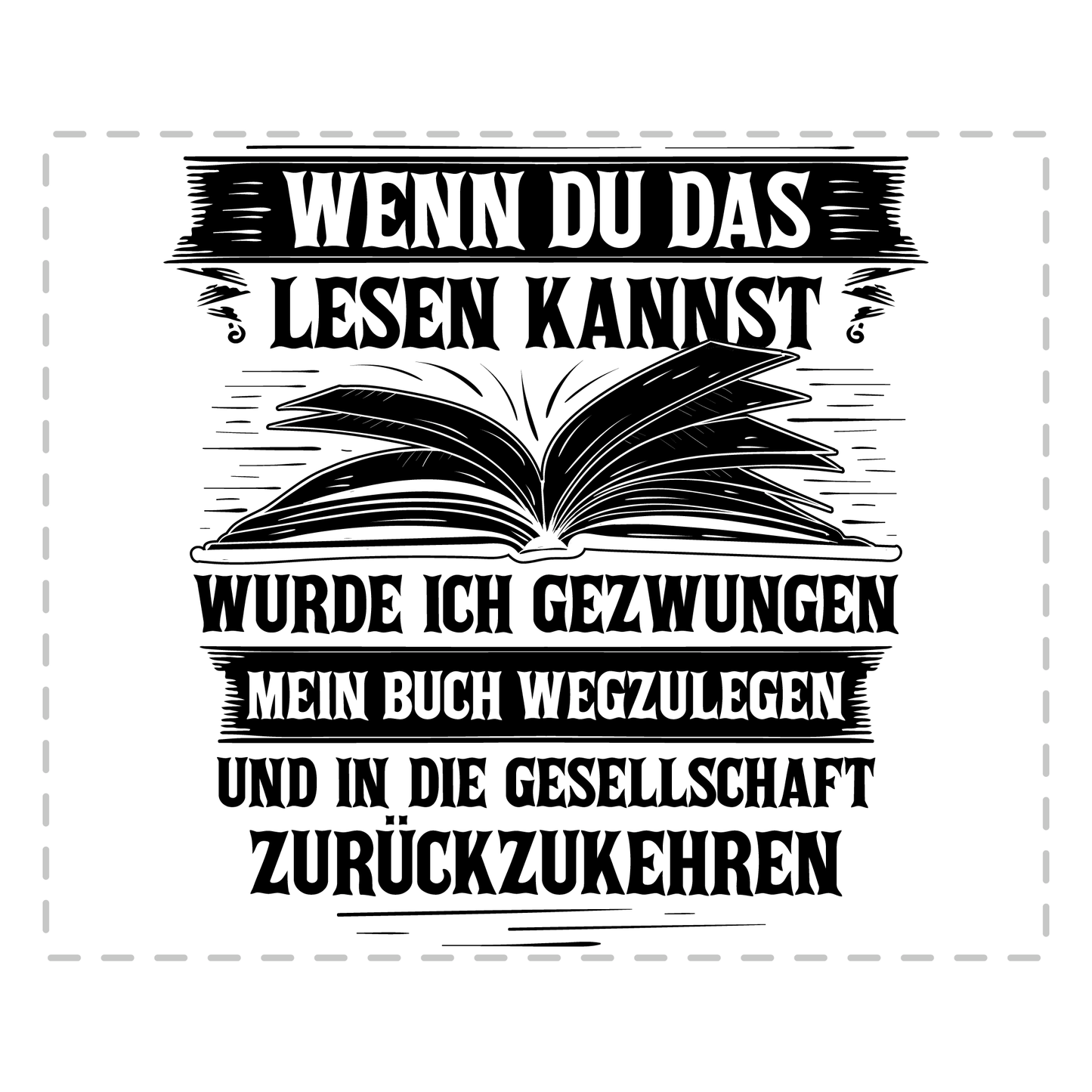 Lesen Tasse - In die Gesellschaft zurückkehren (Bücherwurm, Leseratte, Leser, Geschenk)