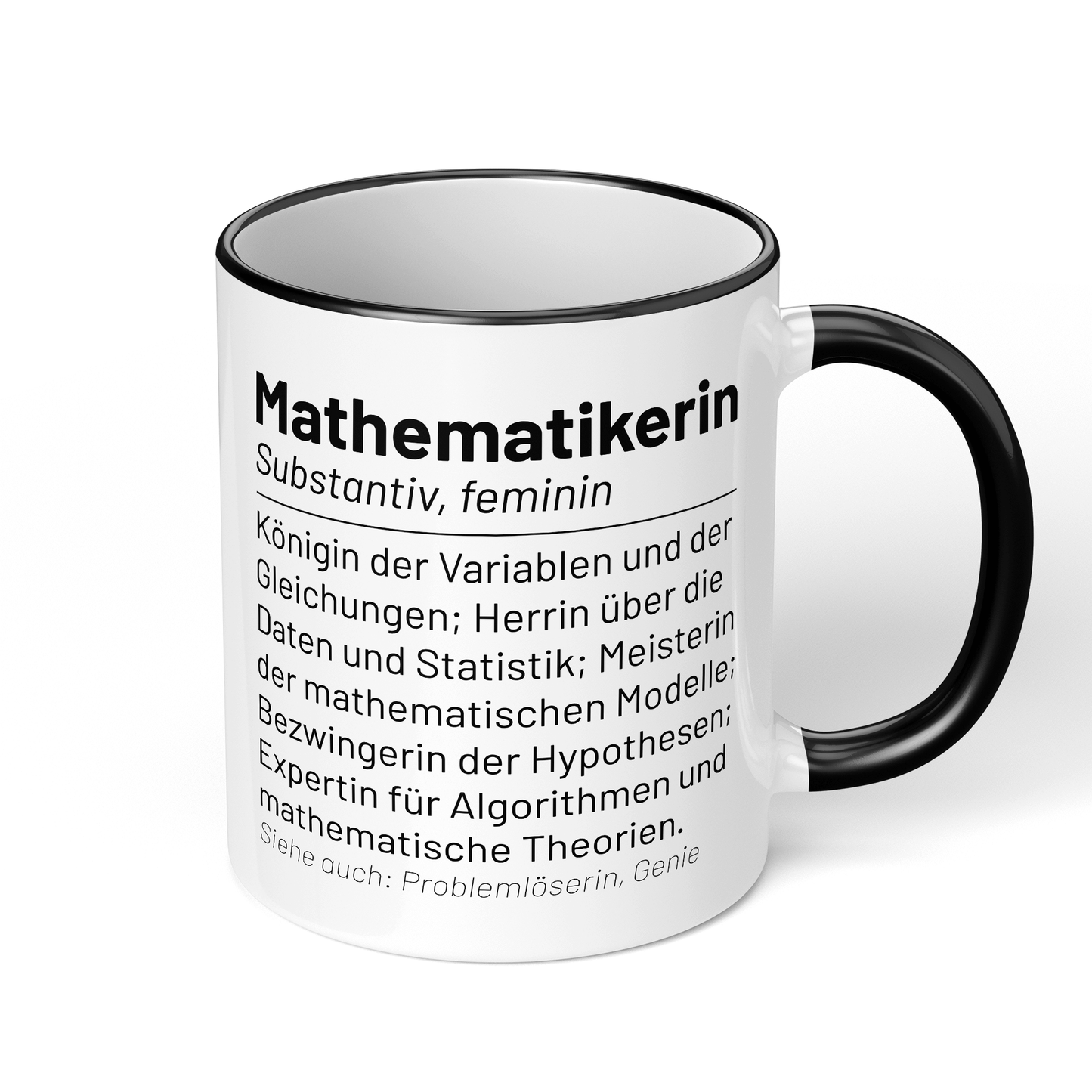 CupHaven® Mathematiker Tasse - Wörterbuch "Mathematikerin" - Geschenk für Mathematiker und Mathematikerinnen