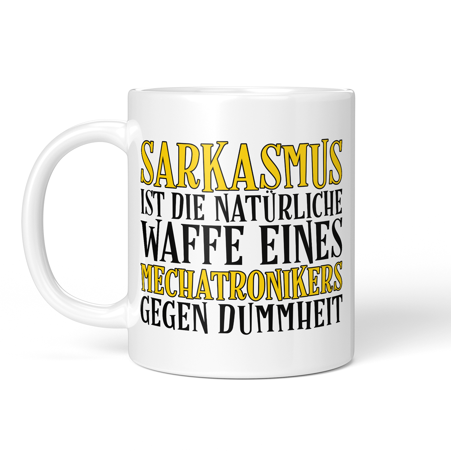 CupHaven® Mechatroniker Tasse - Sarkasmus eines Mechatronikers - Geschenk für Mechatroniker und Mechatronikerinnen