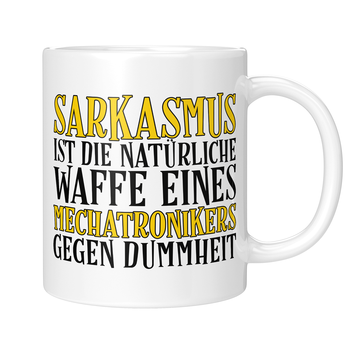 CupHaven® Mechatroniker Tasse - Sarkasmus eines Mechatronikers - Geschenk für Mechatroniker und Mechatronikerinnen