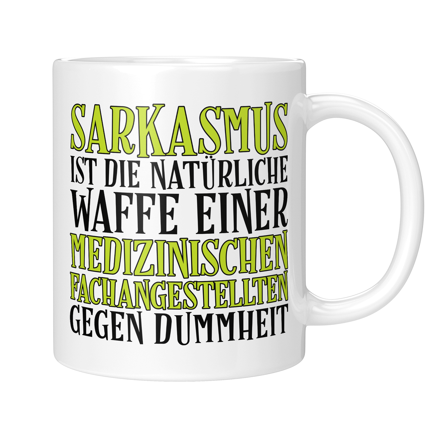 CupHaven® MFA Tasse - Sarkasmus einer Medizinischen Fachangestellten - Geschenk für Medizinische Fachangestellte und Arzthelferinnen