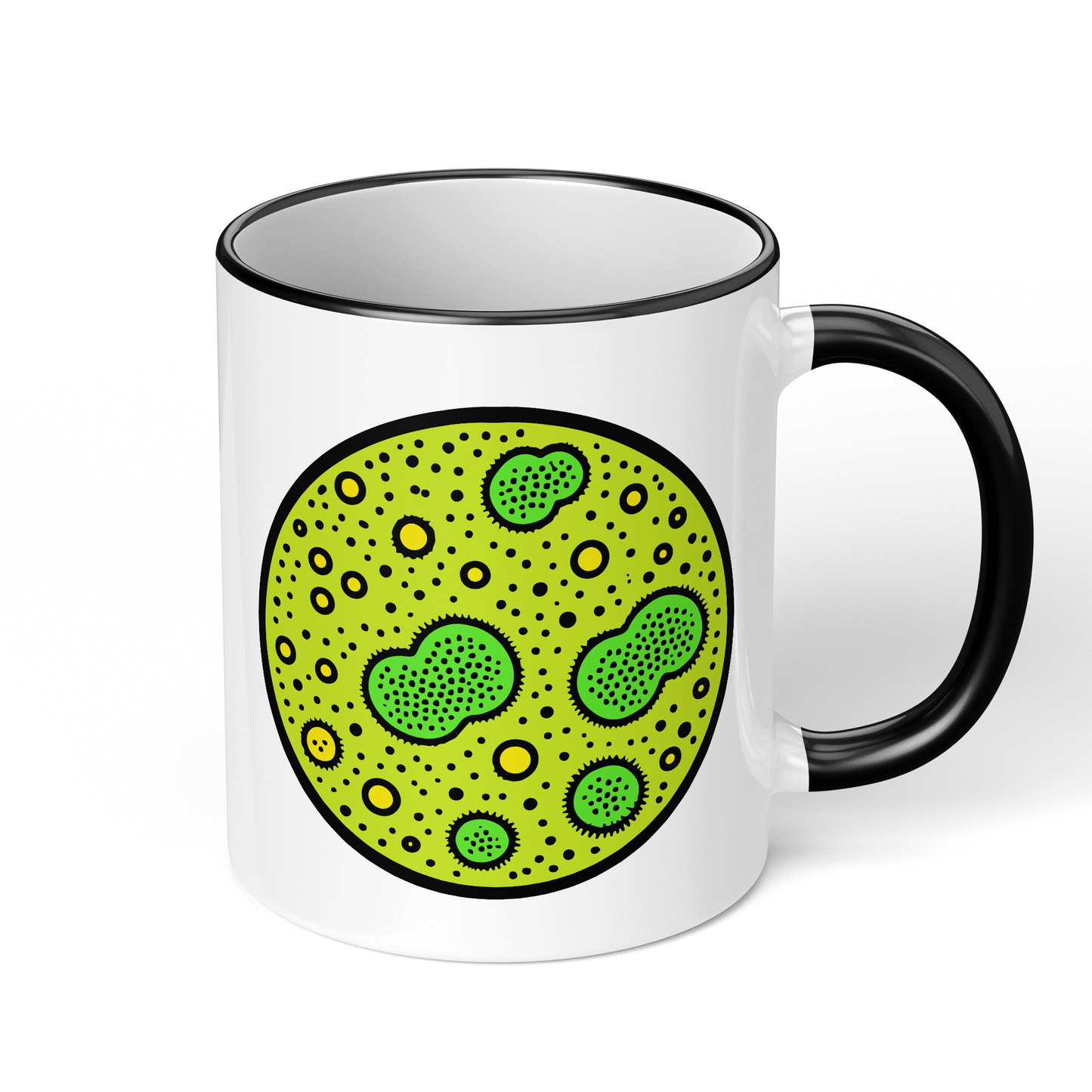 CupHaven® Mikrobiologie Tasse - Kultivierte Petrischale - Geschenk für Mikrobiologen und Mikrobiologinnen