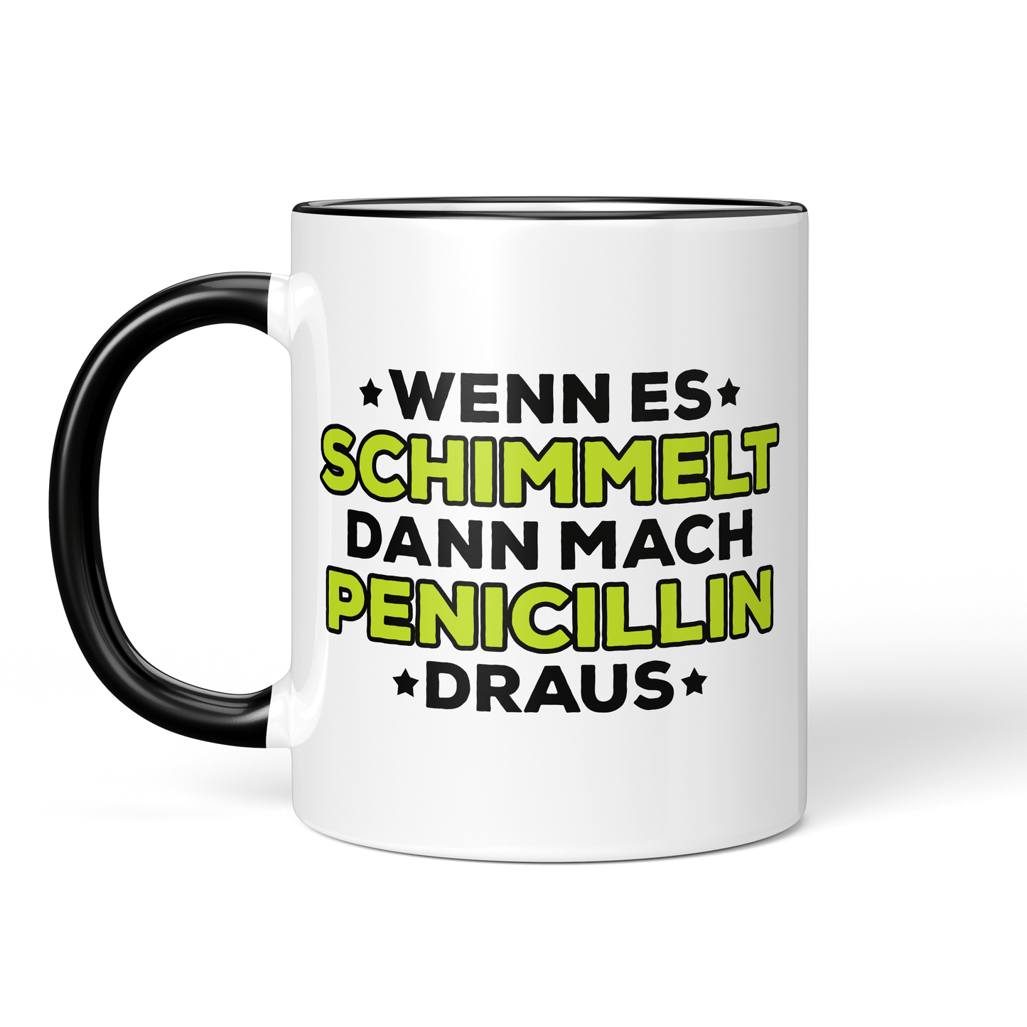 CupHaven® Mikrobiologie Tasse - Wenn es schimmelt, dann mach Penicillin draus - Geschenk für Mikrobiologen und Mikrobiologinnen