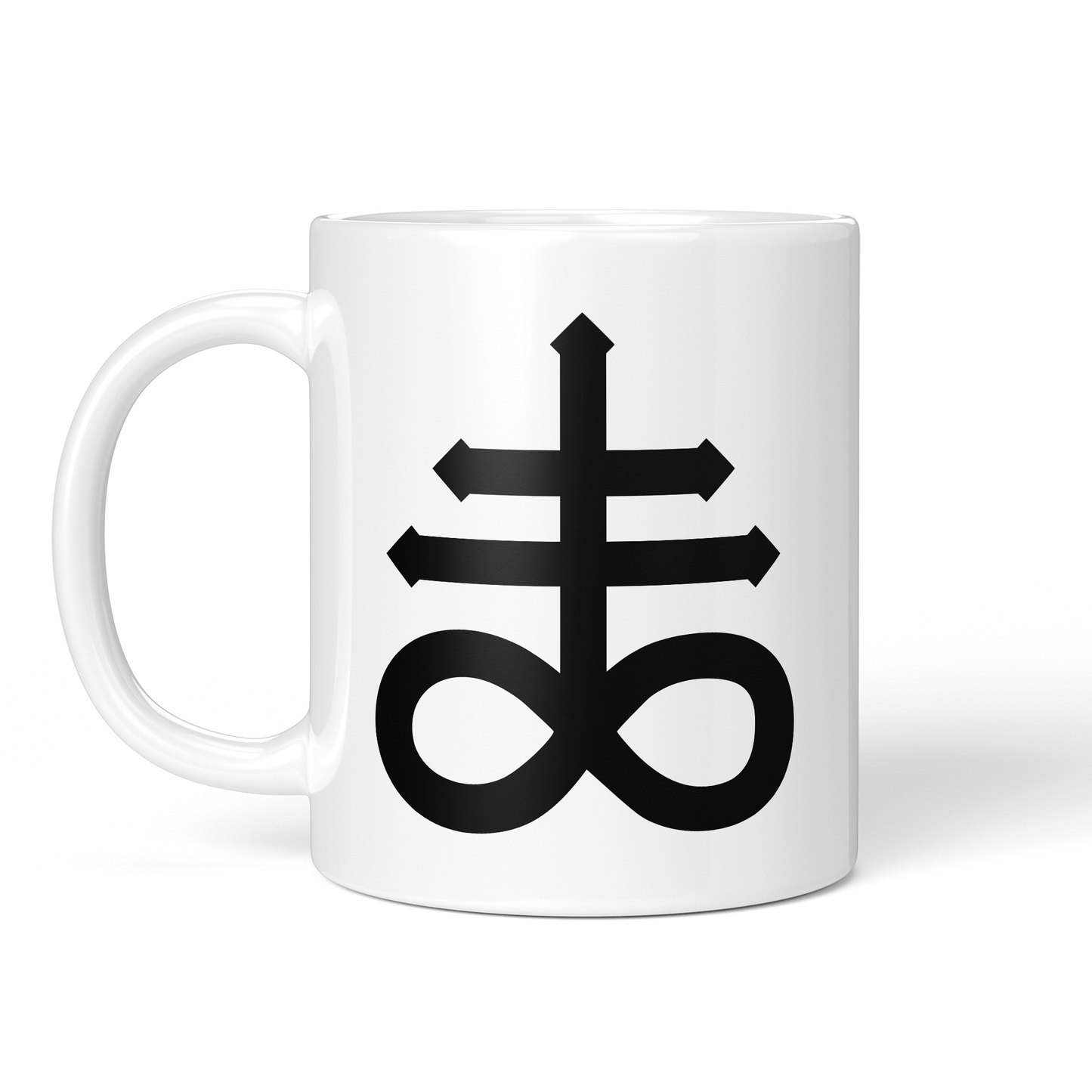 CupHaven® Okkultismus Tasse - Leviathan-Kreuz - Geschenk für Fans von Esoterik, Satanismus und dem Okkulten