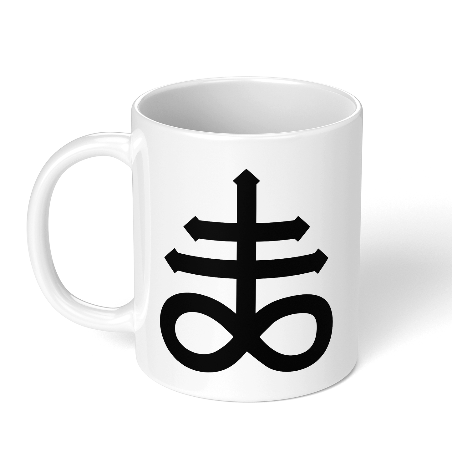 CupHaven® Okkultismus Tasse - Leviathan-Kreuz - Geschenk für Fans von Esoterik, Satanismus und dem Okkulten
