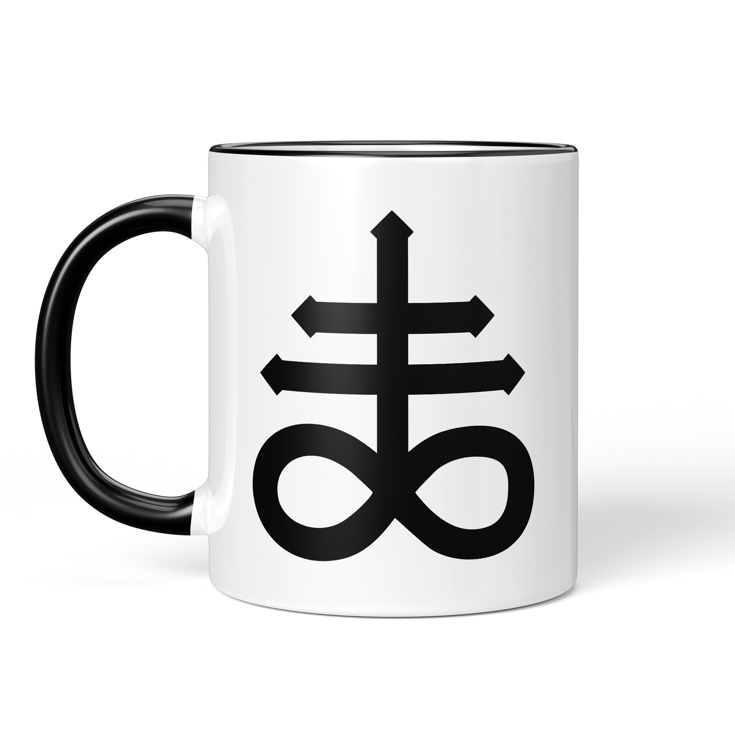 CupHaven® Okkultismus Tasse - Leviathan-Kreuz - Geschenk für Fans von Esoterik, Satanismus und dem Okkulten