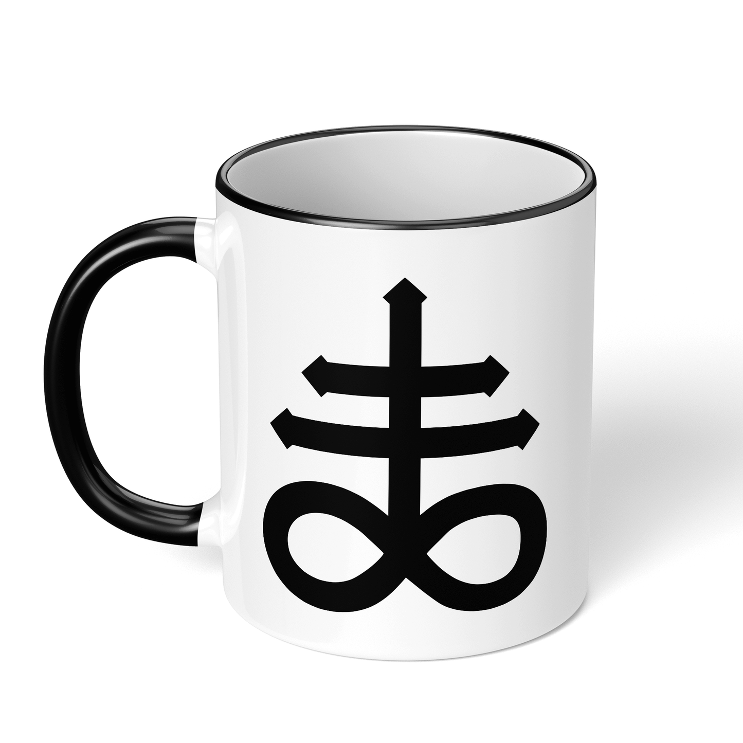 CupHaven® Okkultismus Tasse - Leviathan-Kreuz - Geschenk für Fans von Esoterik, Satanismus und dem Okkulten