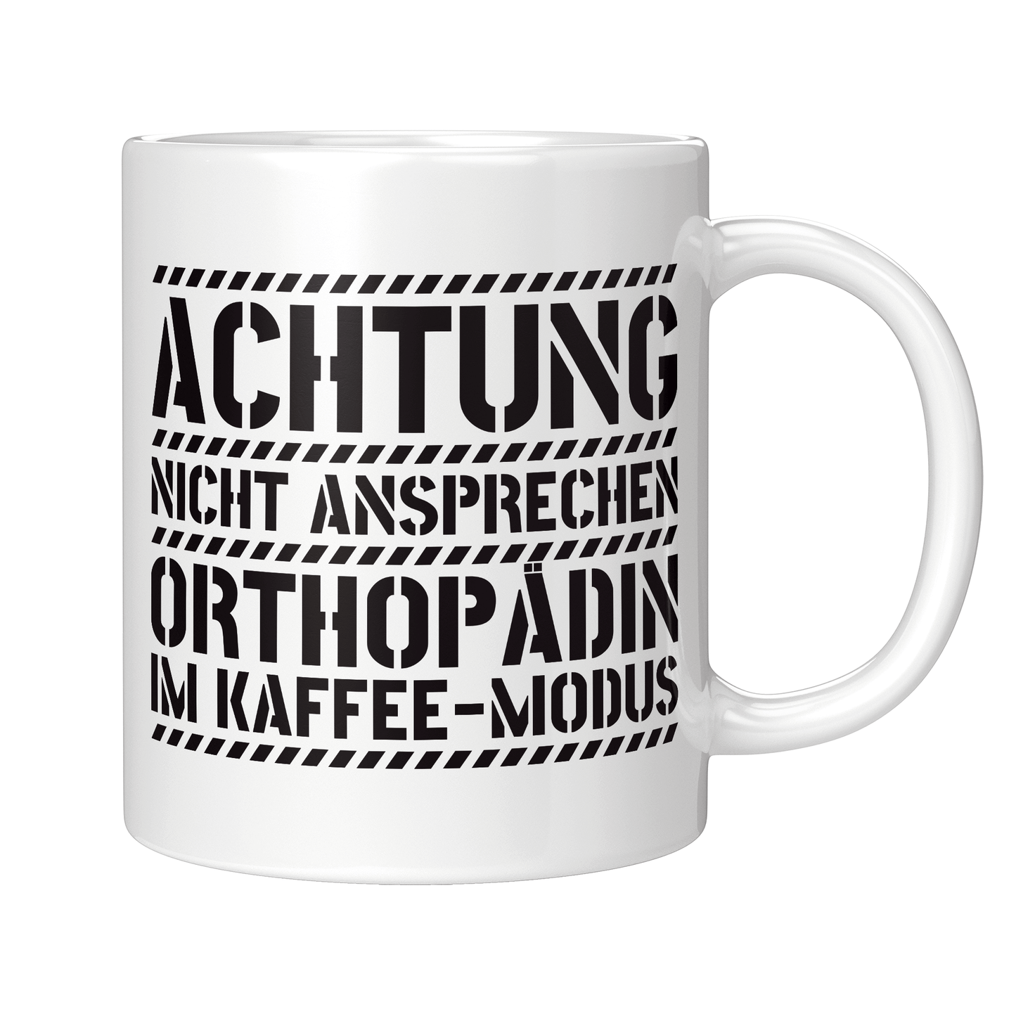 Orthopäde Tasse - Orthopädin im Kaffee-Modus (Orthopädie, Geschenk)