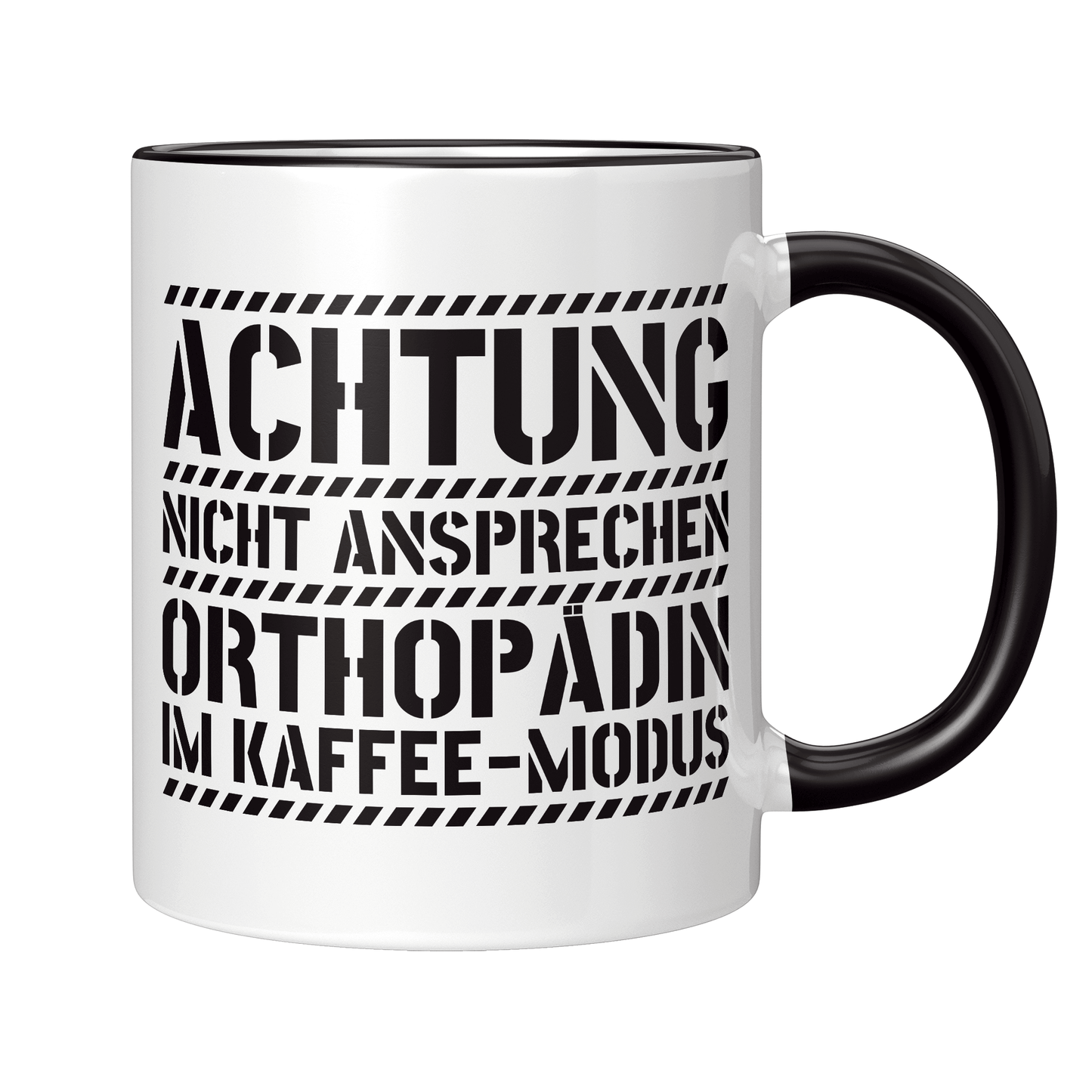 Orthopäde Tasse - Orthopädin im Kaffee-Modus (Orthopädie, Geschenk)
