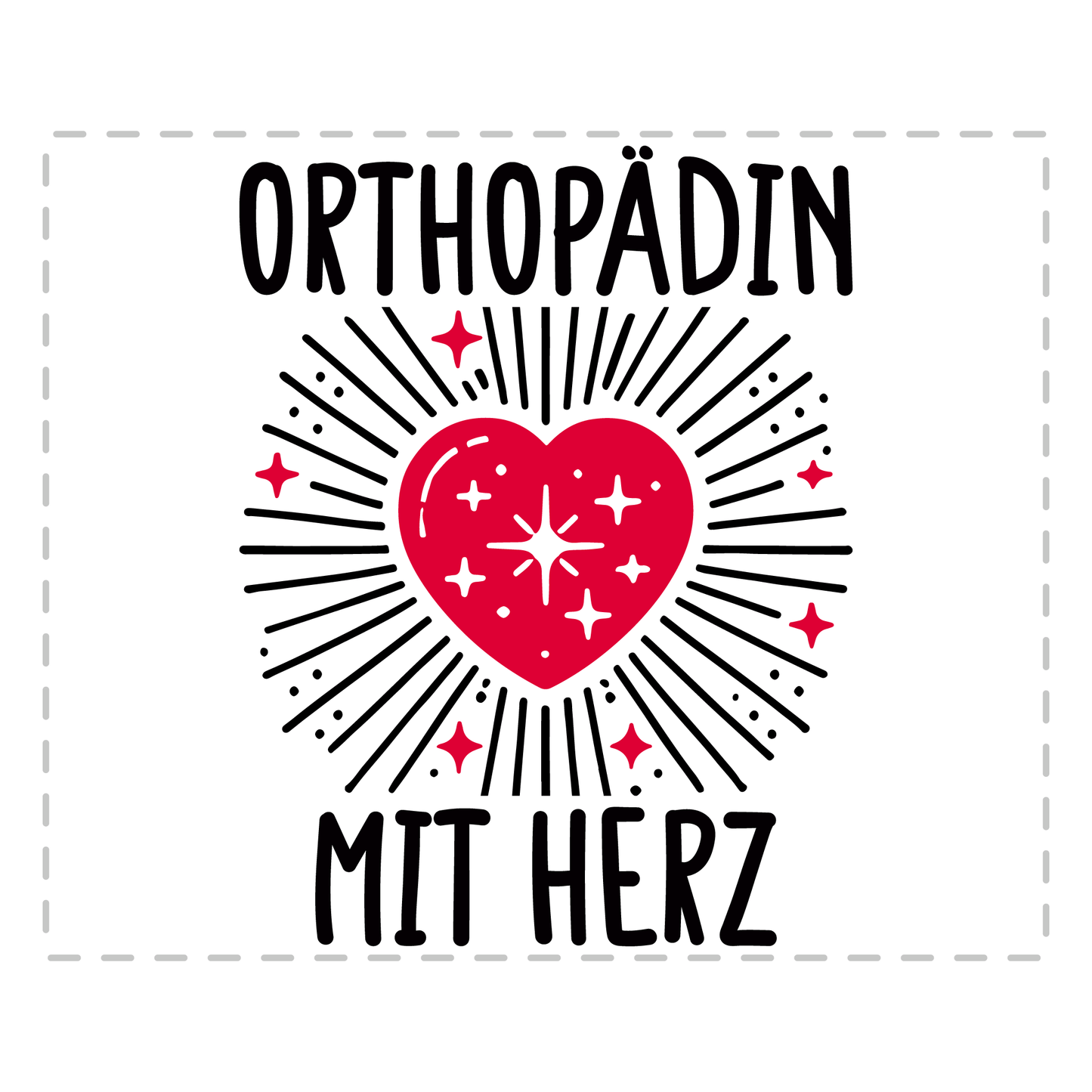 Orthopäde Tasse - Orthopädin mit Herz (Orthopädie, Geschenk)
