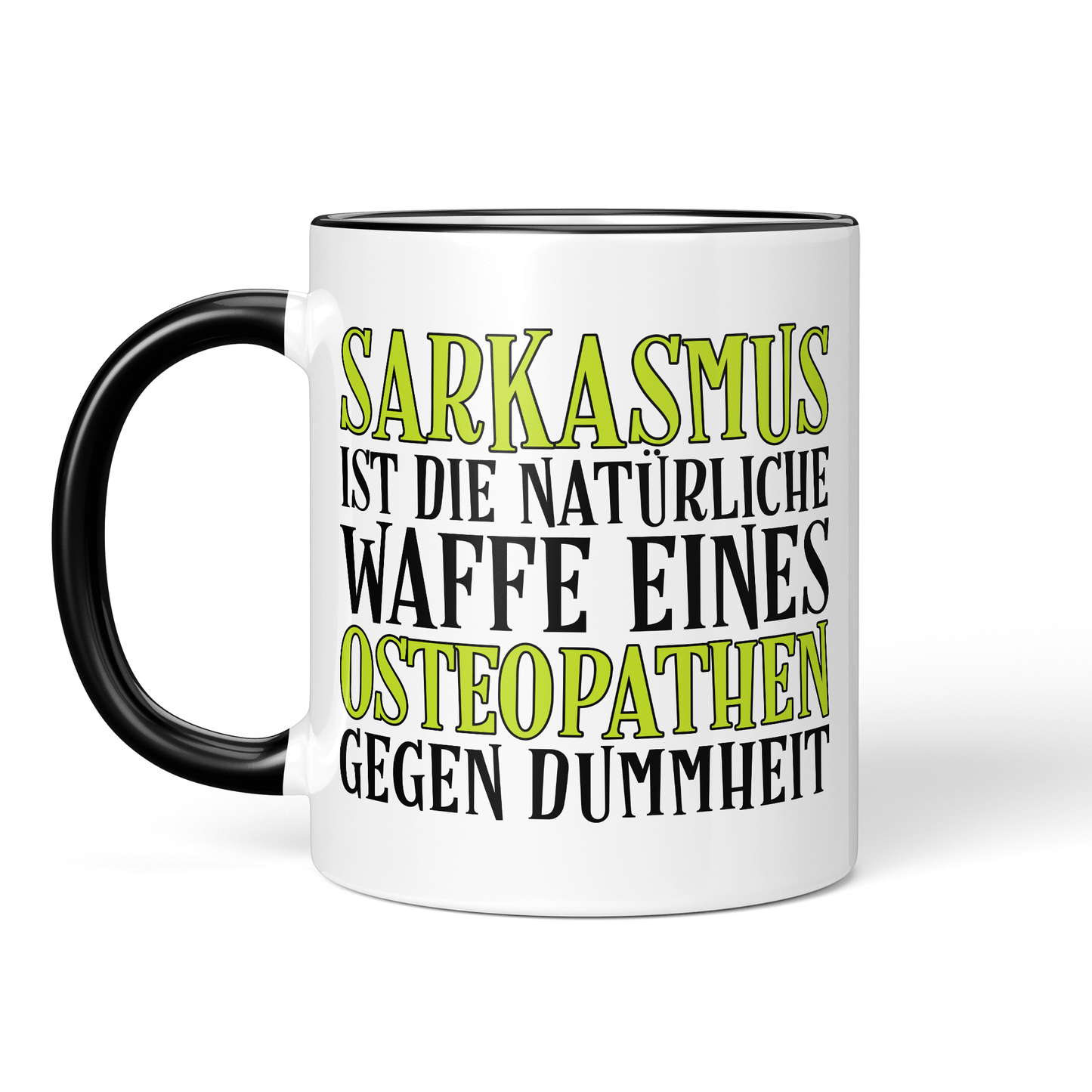 CupHaven® Osteopathie Tasse - Sarkasmus eines Osteopathen - Geschenk für Osteopathen und Osteopathinnen