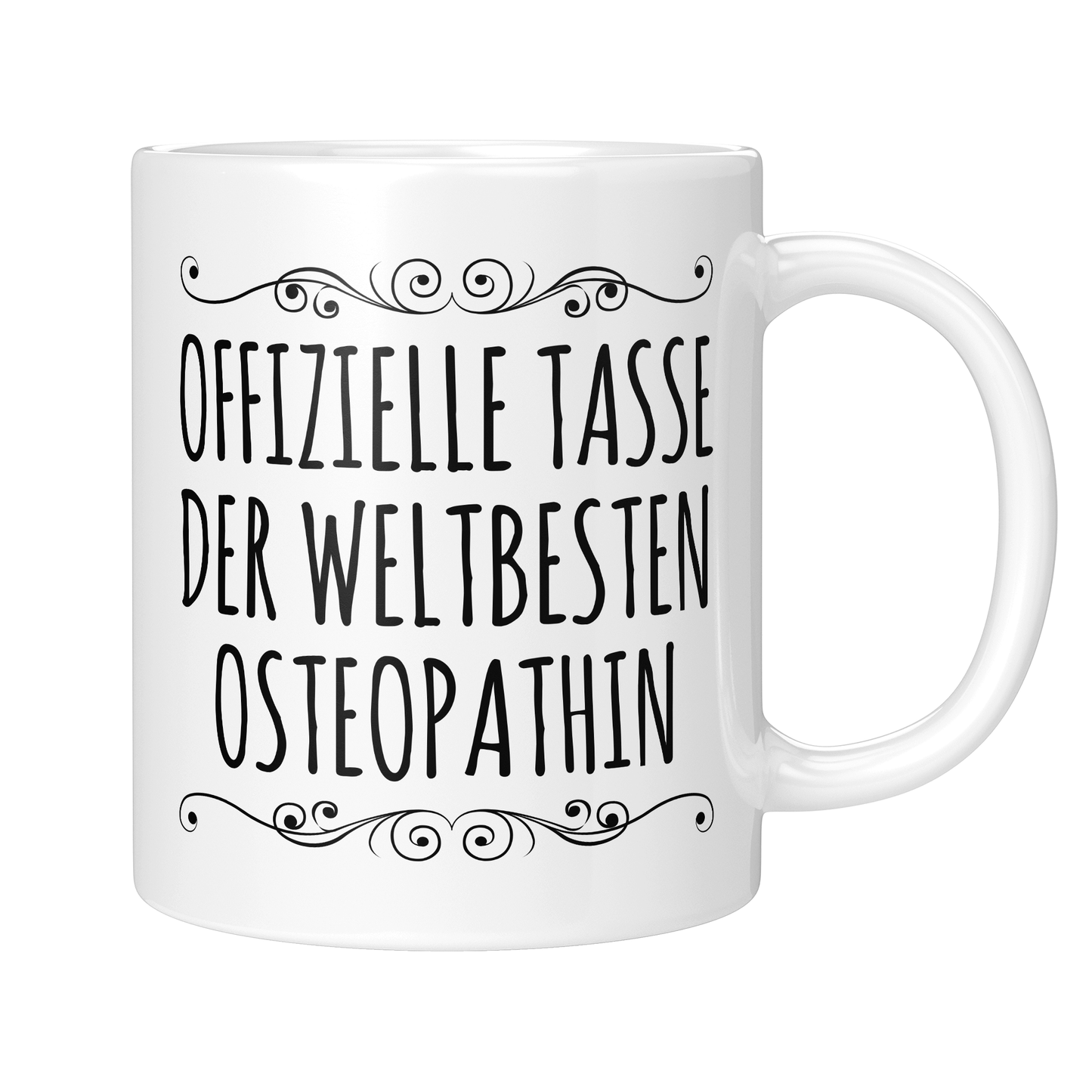CupHaven® Osteopathie Tasse - Weltbeste Osteopathin - Geschenk für Osteopathen und Osteopathinnen