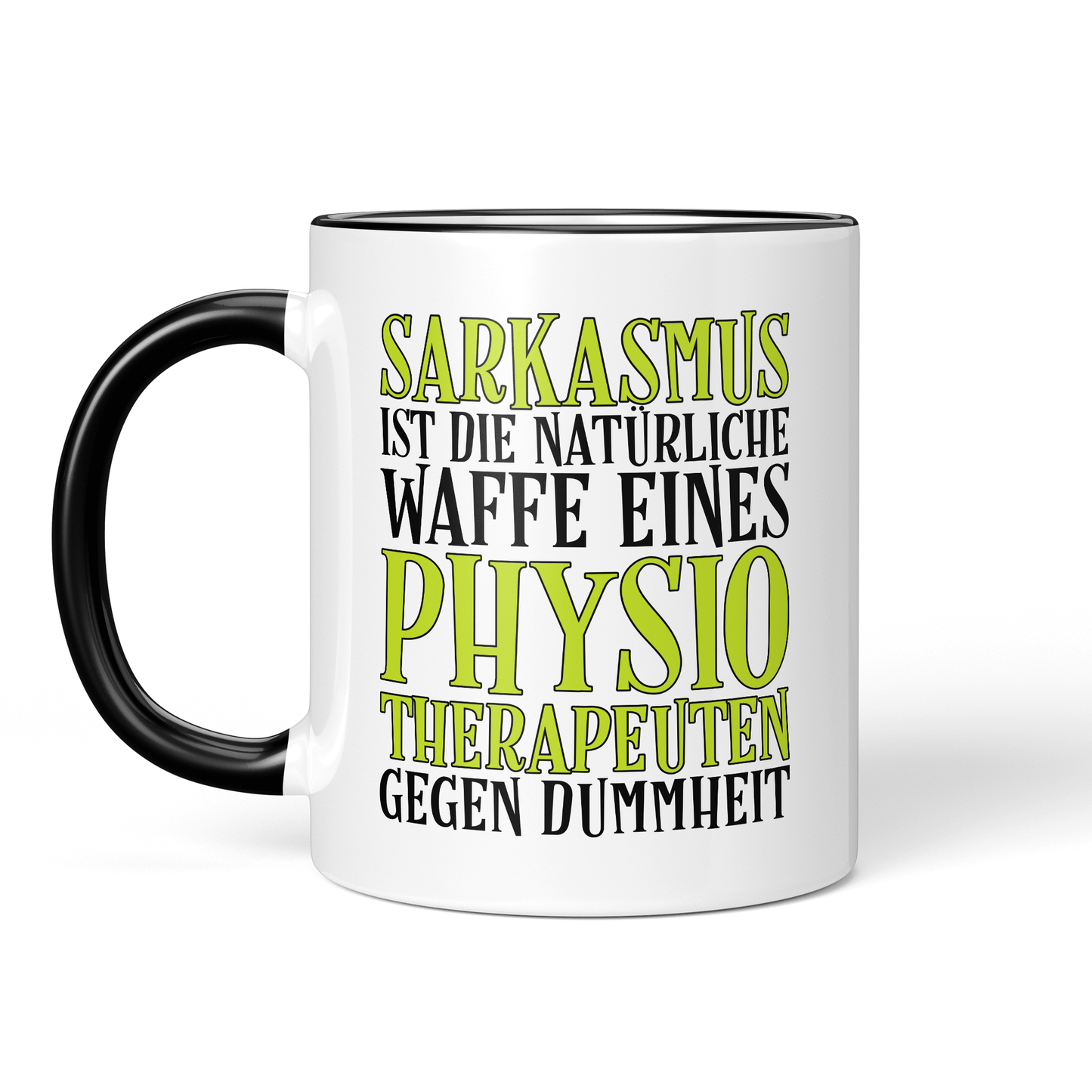 CupHaven® Physiotherapie Tasse - Sarkasmus eines Physiotherapeuten - Geschenk für Physiotherapeuten und Physiotherapeutinnen