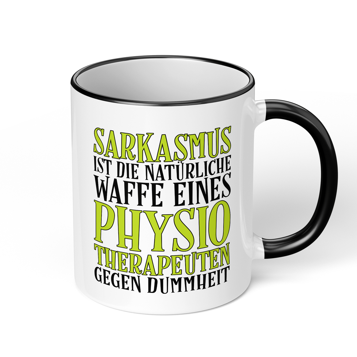CupHaven® Physiotherapie Tasse - Sarkasmus eines Physiotherapeuten - Geschenk für Physiotherapeuten und Physiotherapeutinnen