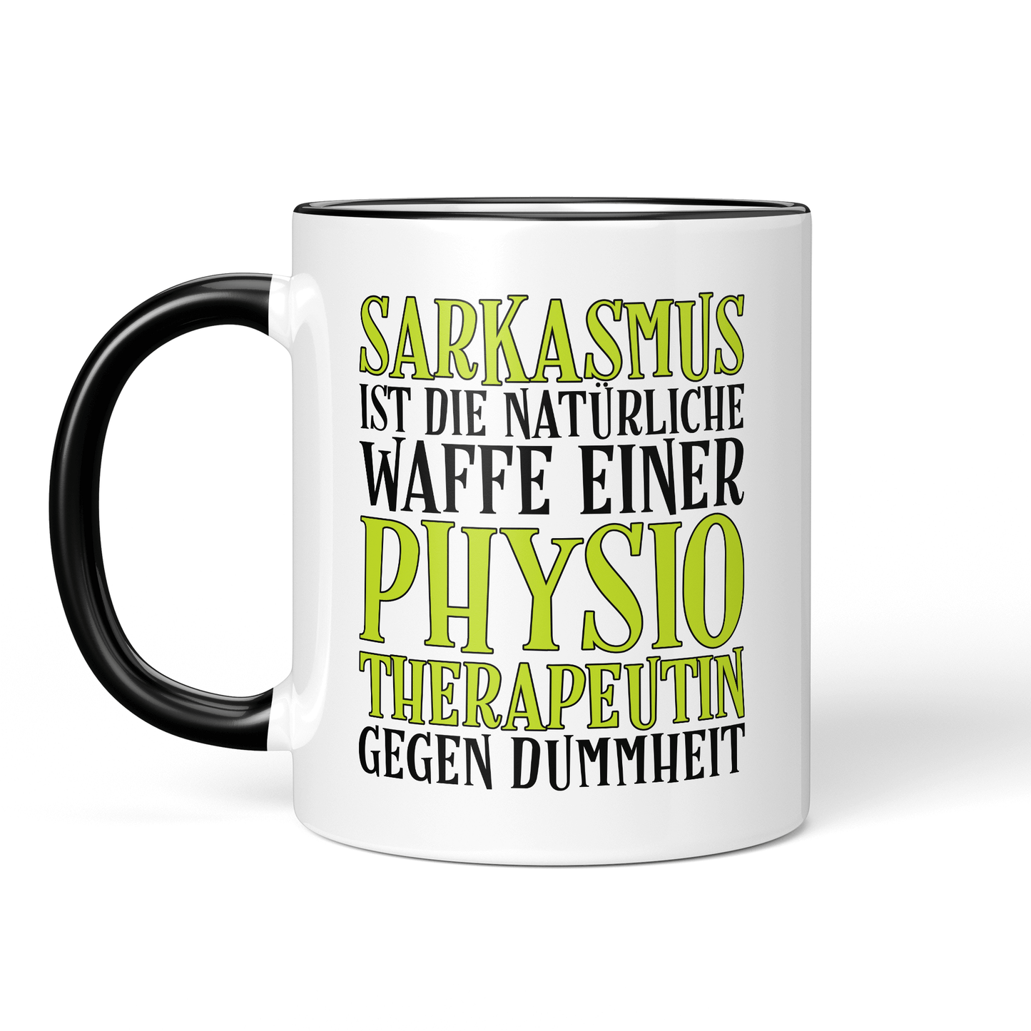 CupHaven® Physiotherapie Tasse - Sarkasmus einer Physiotherapeutin - Geschenk für Physiotherapeuten und Physiotherapeutinnen