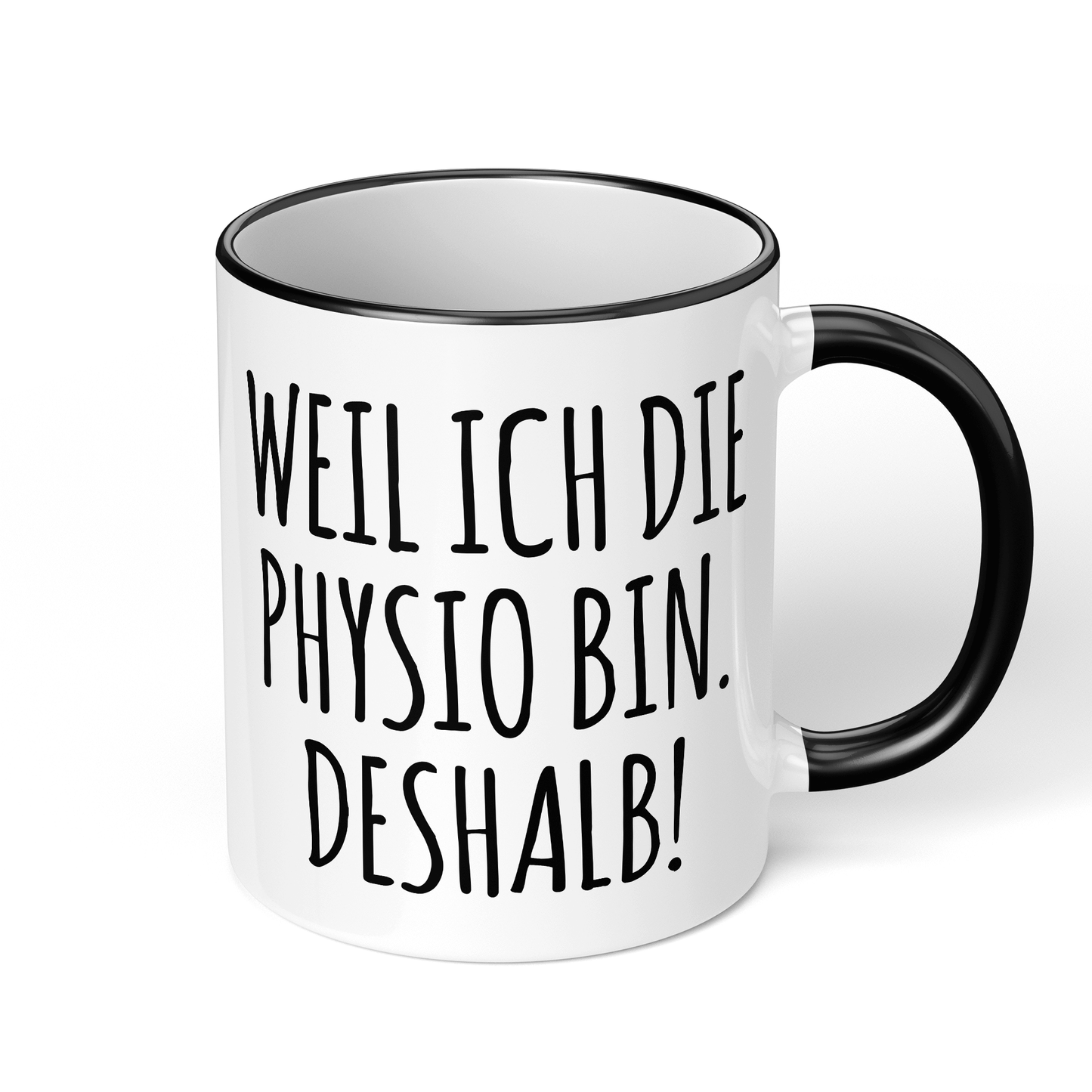 CupHaven® Physiotherapie Tasse - Weil ich die Physio bin. Deshalb! - Geschenk für Physiotherapeuten und Physiotherapeutinnen