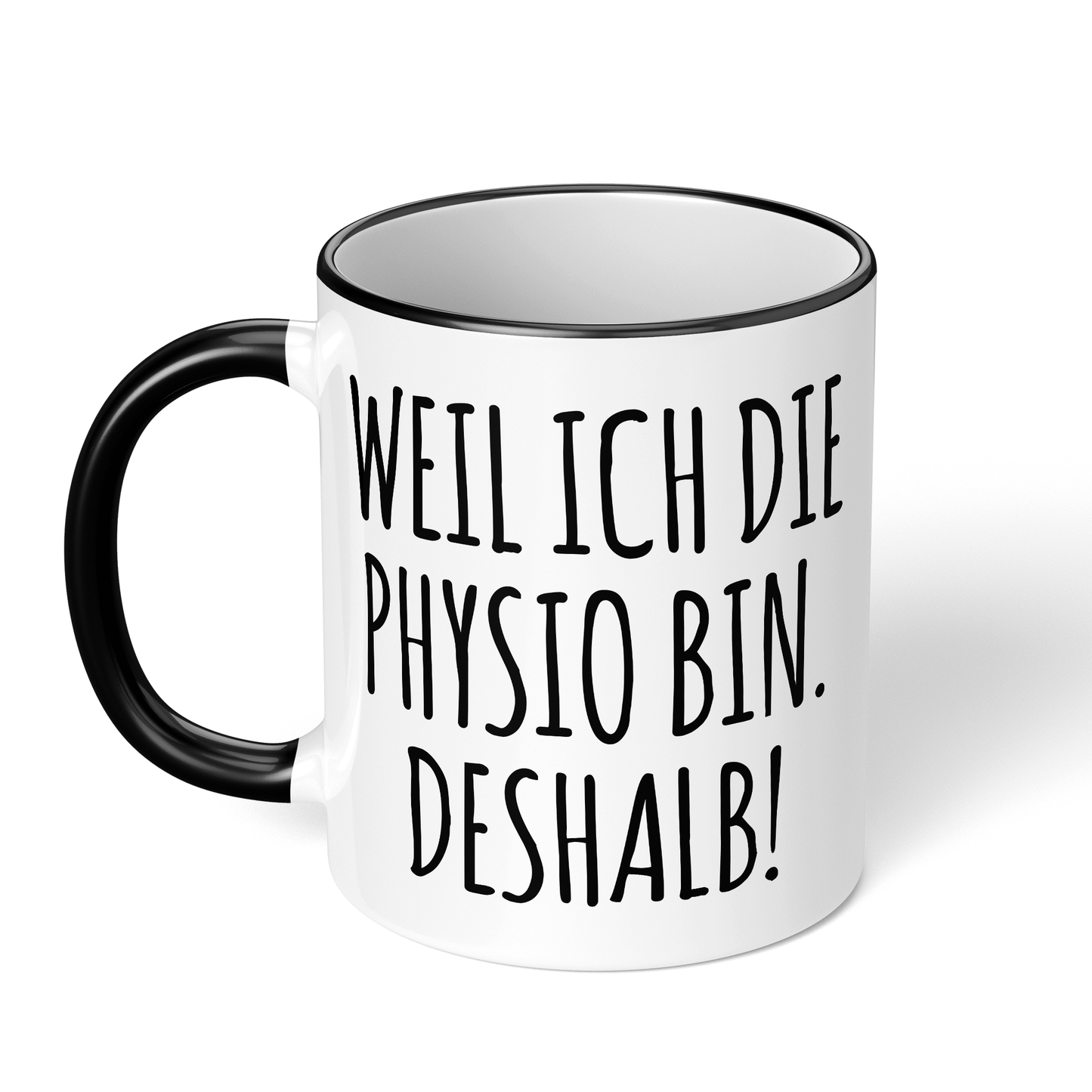 CupHaven® Physiotherapie Tasse - Weil ich die Physio bin. Deshalb! - Geschenk für Physiotherapeuten und Physiotherapeutinnen