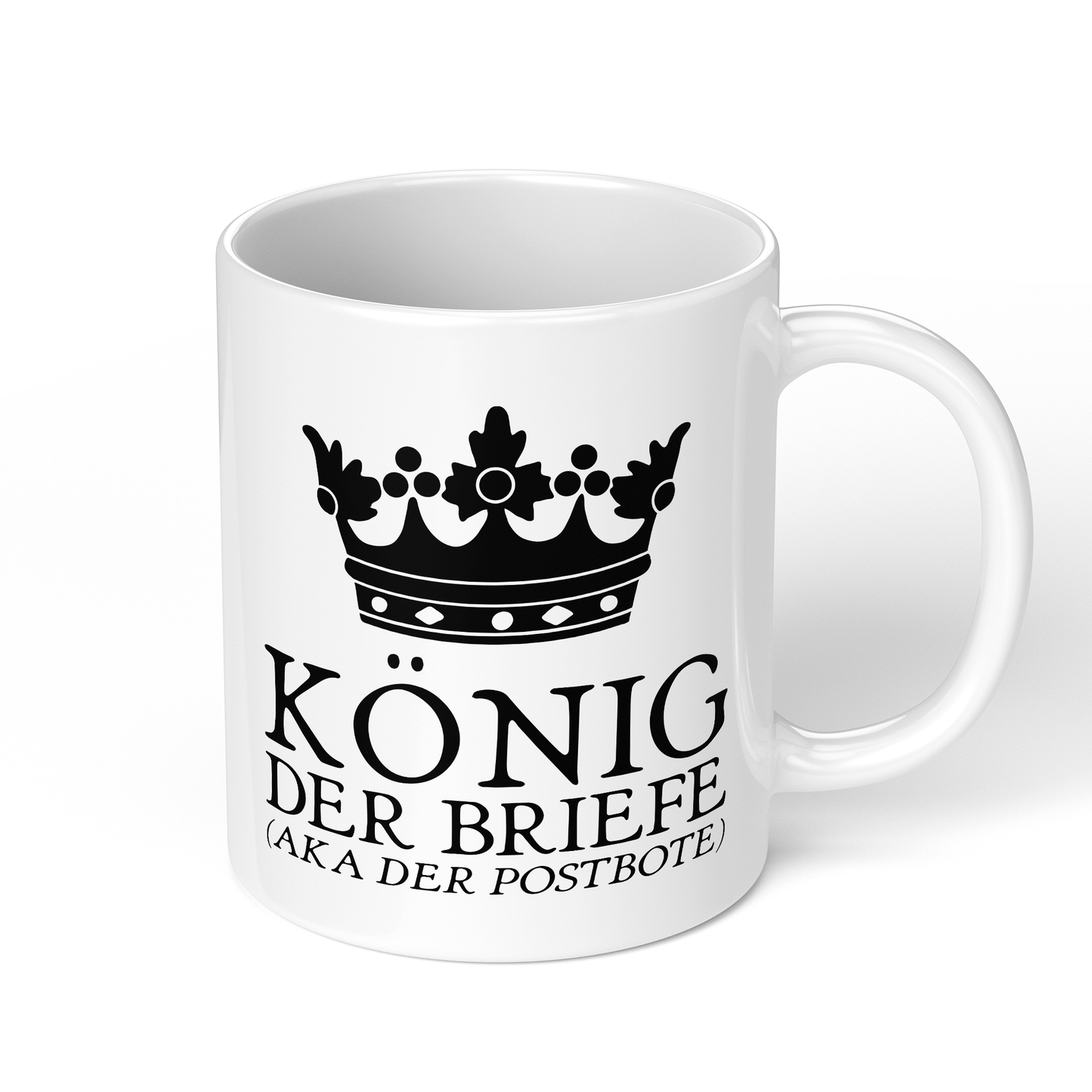 CupHaven® Postbote Tasse - König der Briefe (aka der Postbote) - Geschenk für Postboten und Postbotinnen