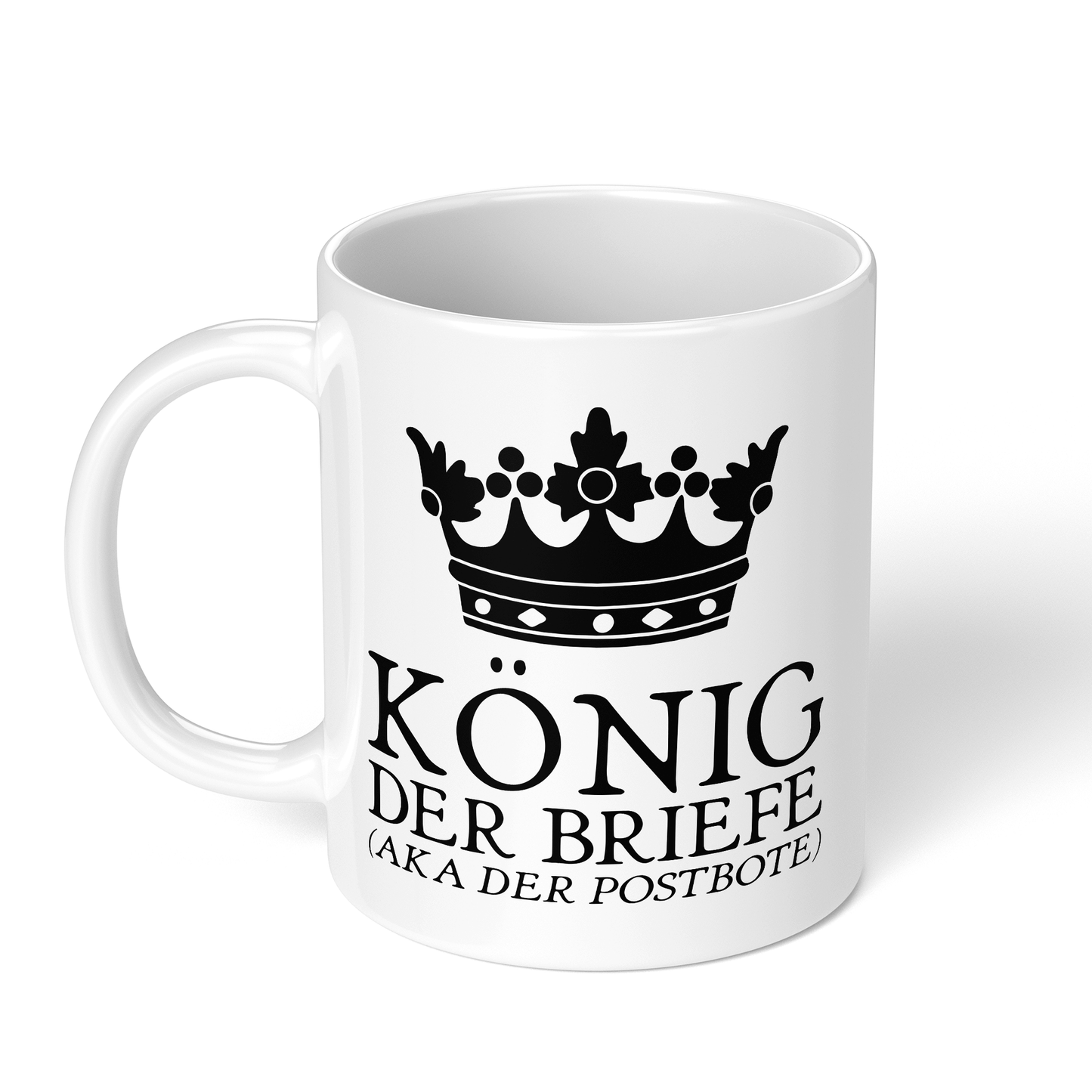 CupHaven® Postbote Tasse - König der Briefe (aka der Postbote) - Geschenk für Postboten und Postbotinnen