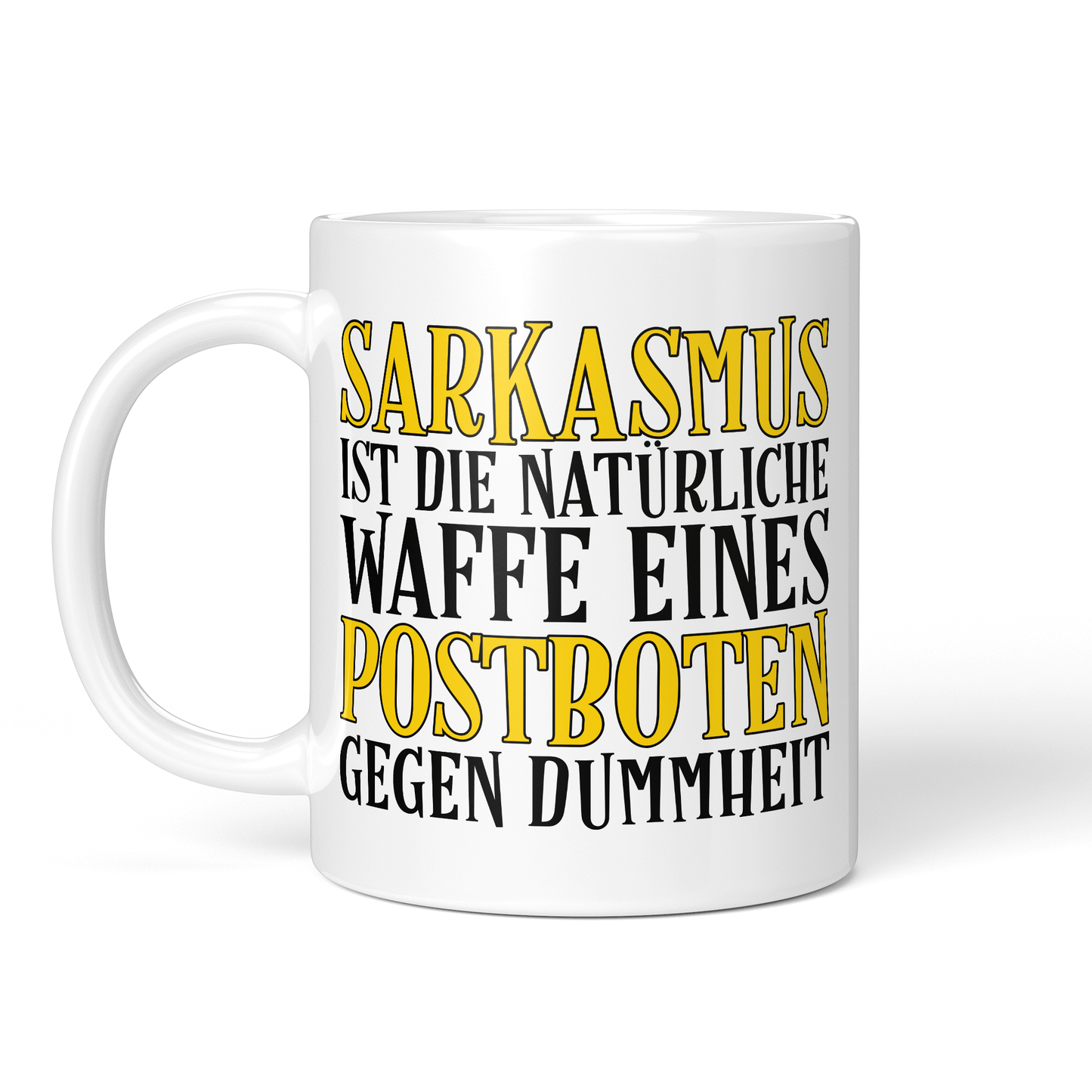 CupHaven® Postbote Tasse - Sarkasmus eines Postboten - Geschenk für Postboten und Postbotinnen