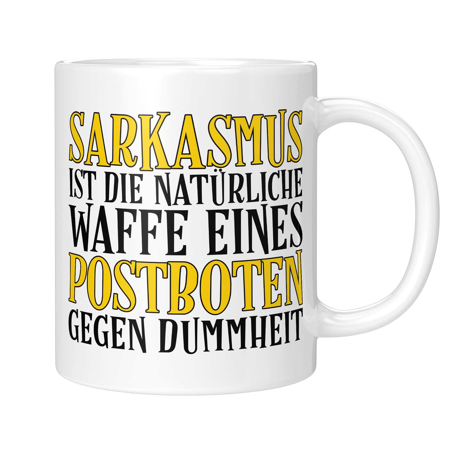 CupHaven® Postbote Tasse - Sarkasmus eines Postboten - Geschenk für Postboten und Postbotinnen