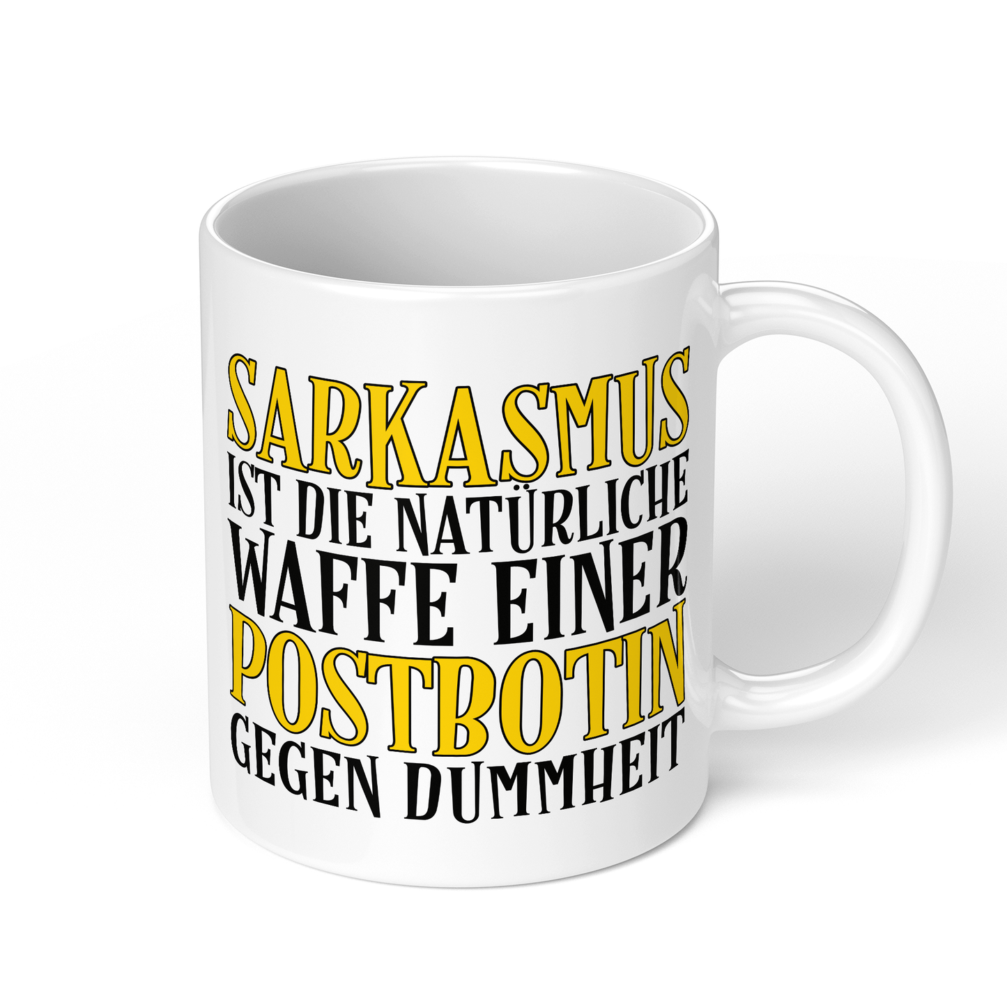 CupHaven® Postbote Tasse - Sarkasmus einer Postbotin - Geschenk für Postboten und Postbotinnen