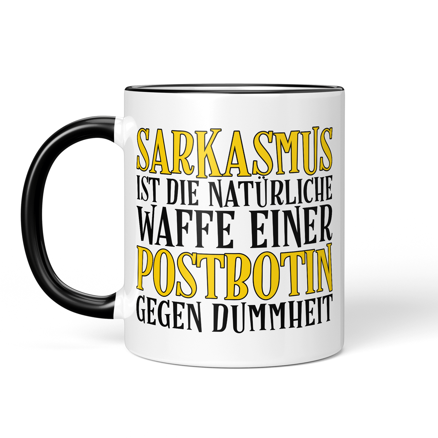 CupHaven® Postbote Tasse - Sarkasmus einer Postbotin - Geschenk für Postboten und Postbotinnen