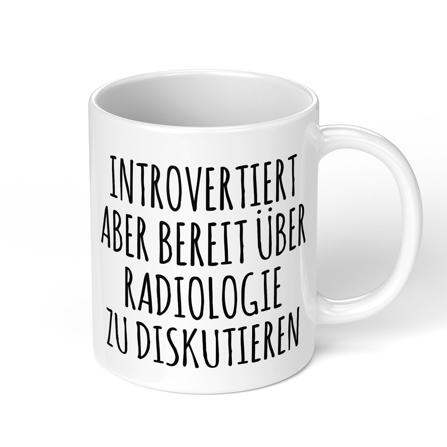 CupHaven® Radiologie Tasse - Introvertierter Radiologe - Geschenk für Radiologen und Radiologinnen