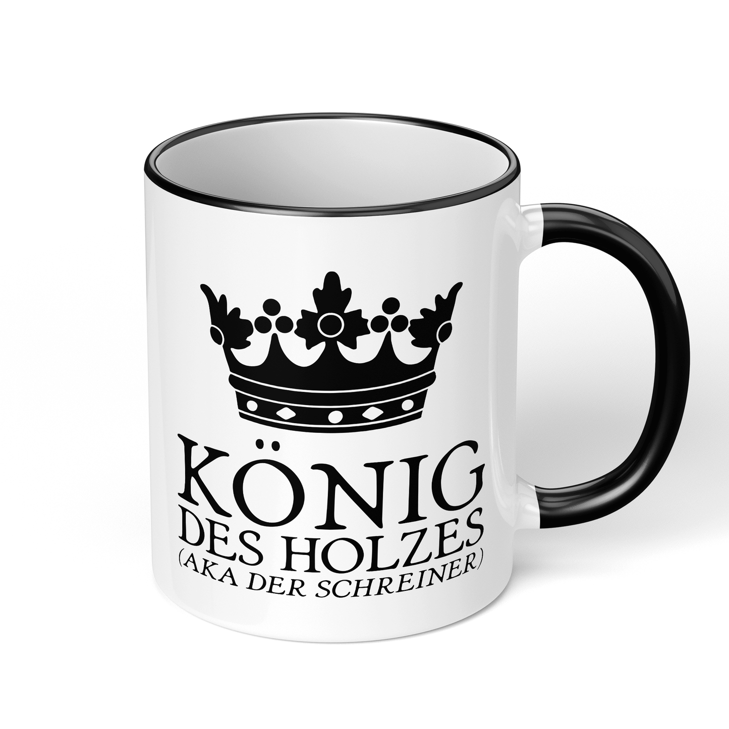 CupHaven® Schreiner Tasse - König des Holzes (aka der Schreiner) - Geschenk für Schreiner und Schreinerinnen
