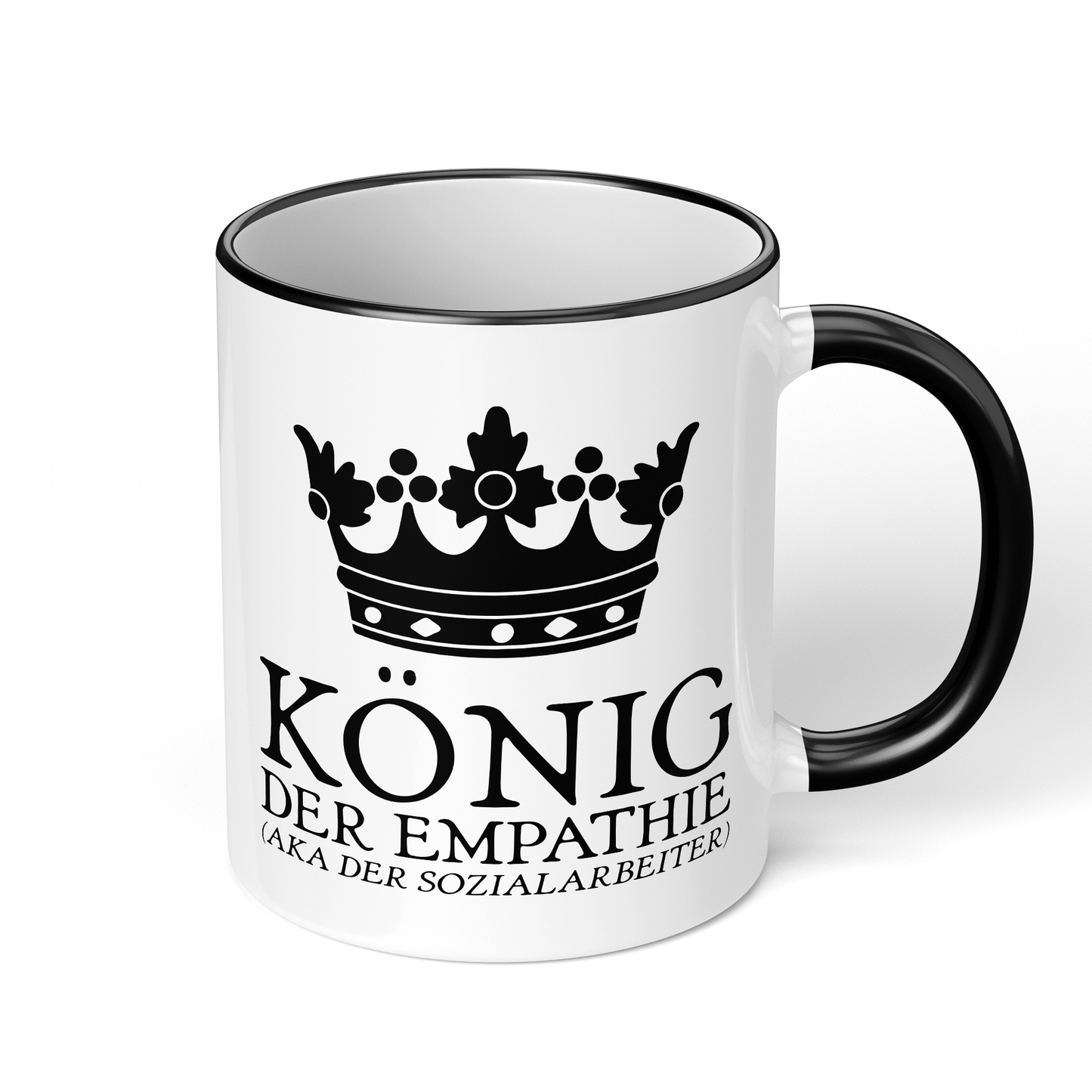 CupHaven® Sozialarbeiter Tasse - König der Empathie (aka der Sozialarbeiter) - Geschenk für Sozialarbeiter und Sozialarbeiterinnen