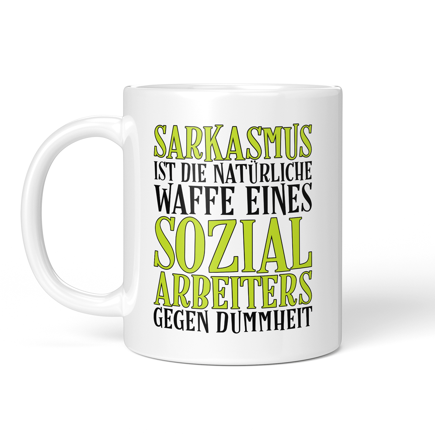 CupHaven® Sozialarbeiter Tasse - Sarkasmus eines Sozialarbeiters - Geschenk für Sozialarbeiter und Sozialarbeiterinnen