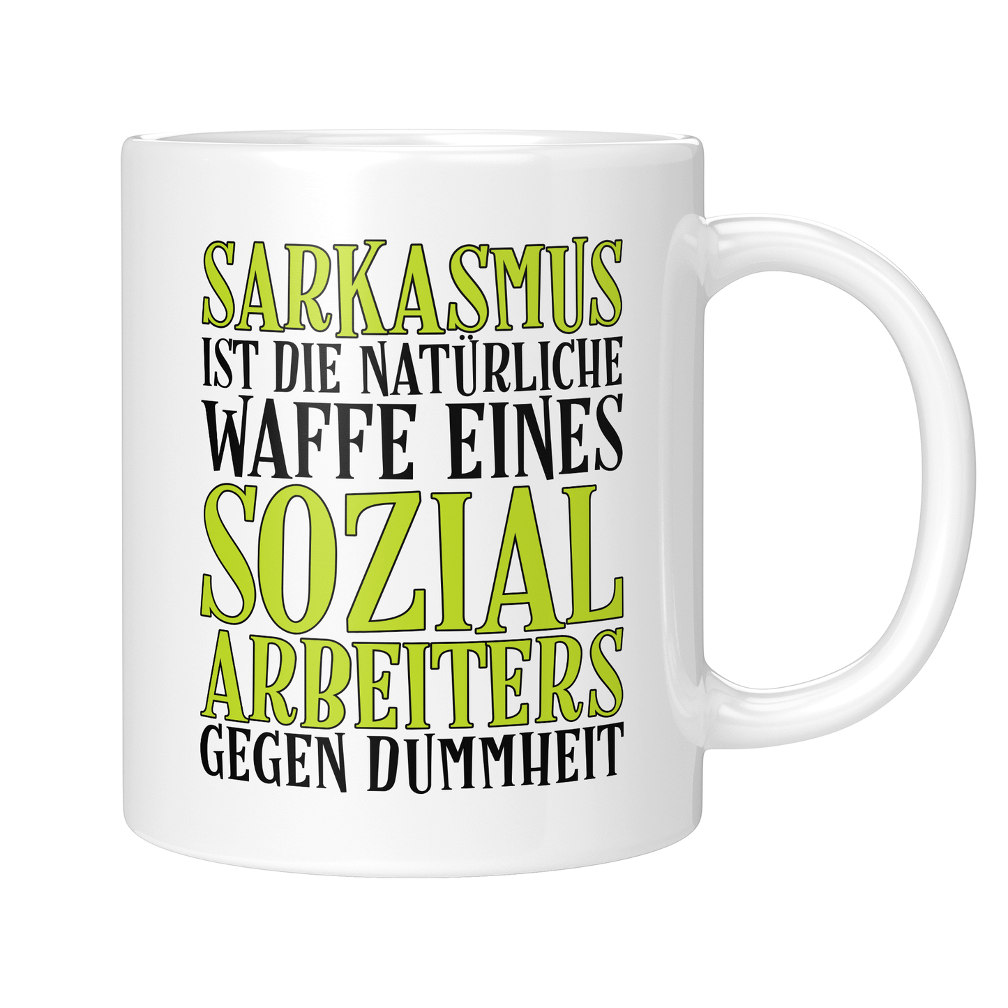 CupHaven® Sozialarbeiter Tasse - Sarkasmus eines Sozialarbeiters - Geschenk für Sozialarbeiter und Sozialarbeiterinnen