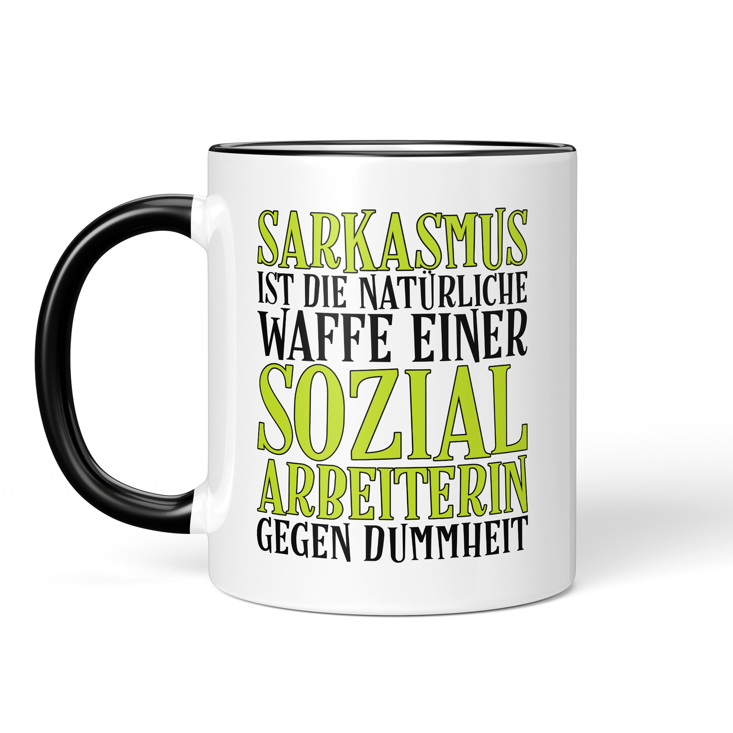 CupHaven® Sozialarbeiter Tasse - Sarkasmus einer Sozialarbeiterin - Geschenk für Sozialarbeiter und Sozialarbeiterinnen