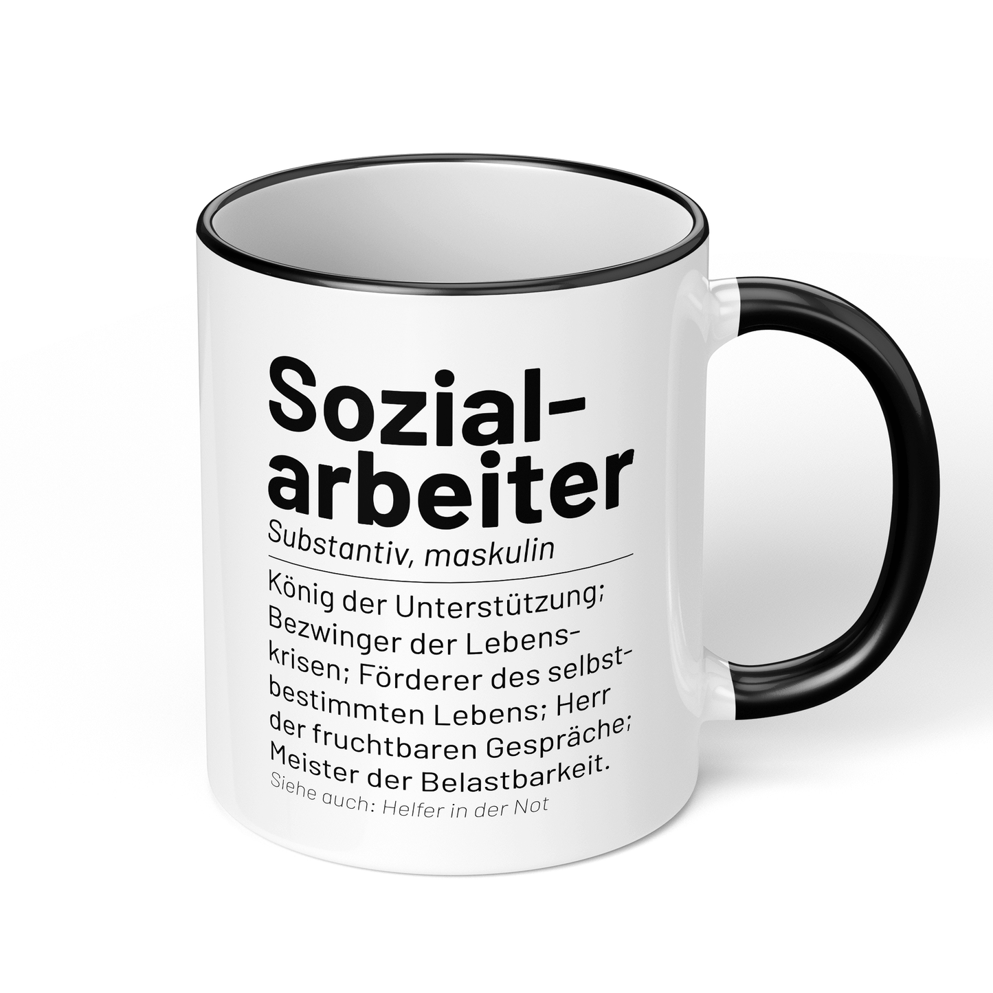 CupHaven® Sozialarbeiter Tasse - Wörterbuch "Sozialarbeiter" - Geschenk für Sozialarbeiter und Sozialarbeiterinnen