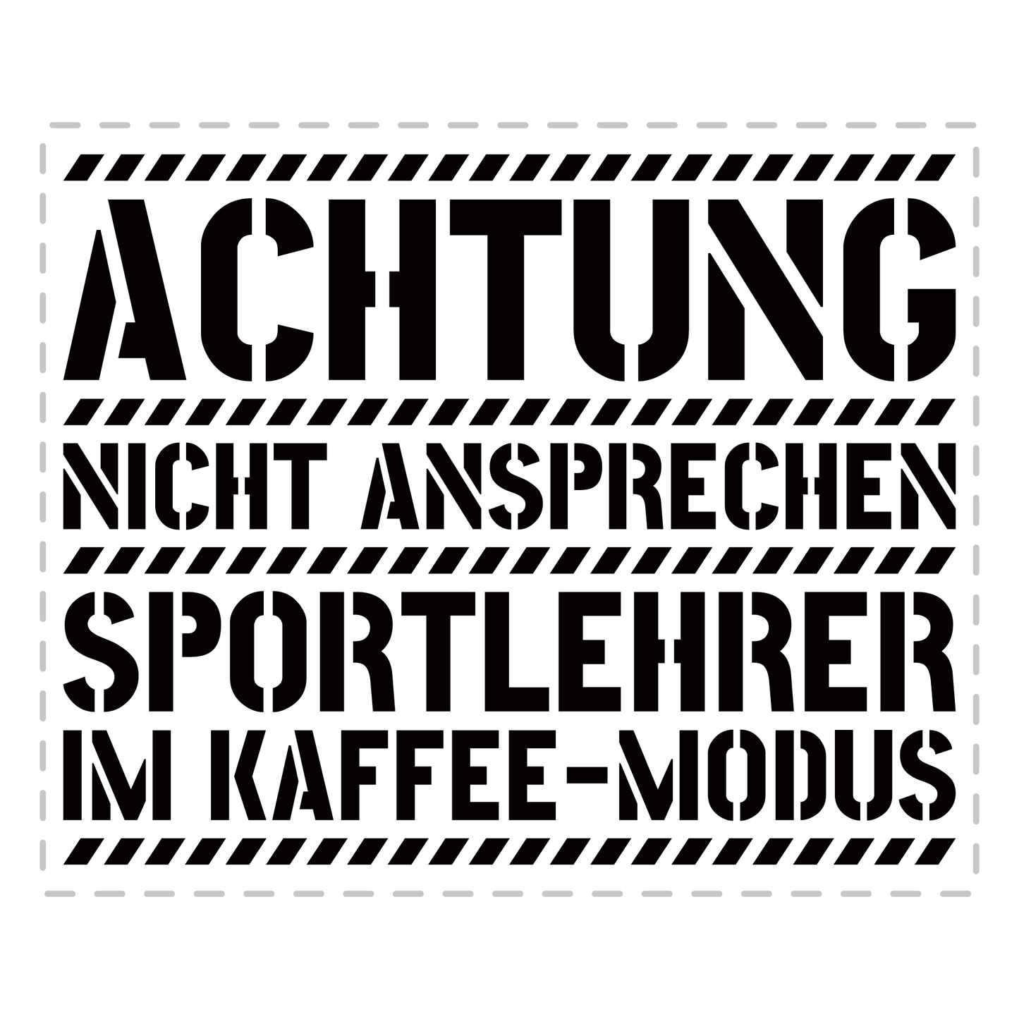 Sportlehrer Tasse - Sportlehrer im Kaffee-Modus (Sport, Lehrer, Geschenk)