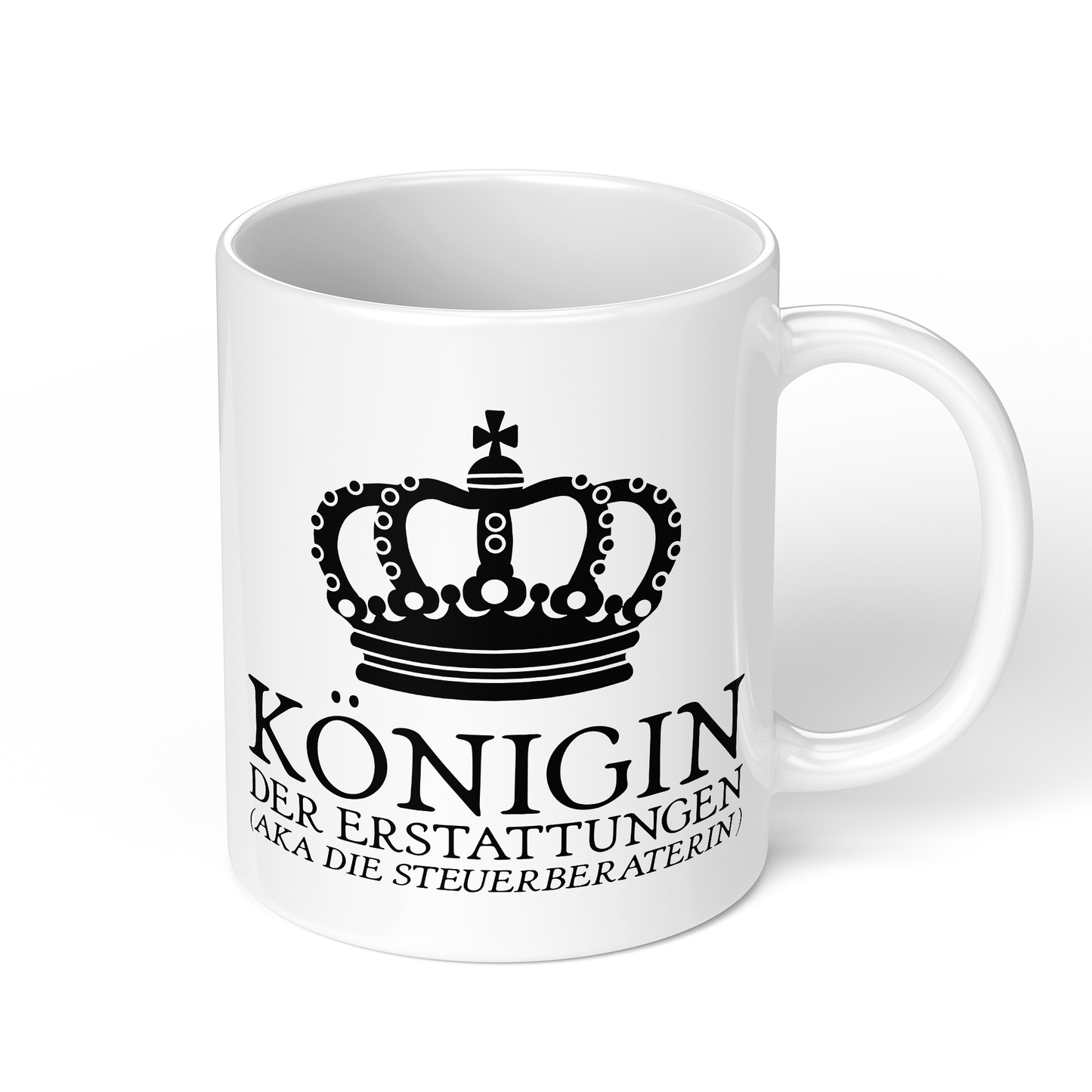 CupHaven® Steuerberater Tasse - Königin der Erstattungen (aka die Steuerberaterin) - Geschenk für Steuerberater und Steuerberaterinnen