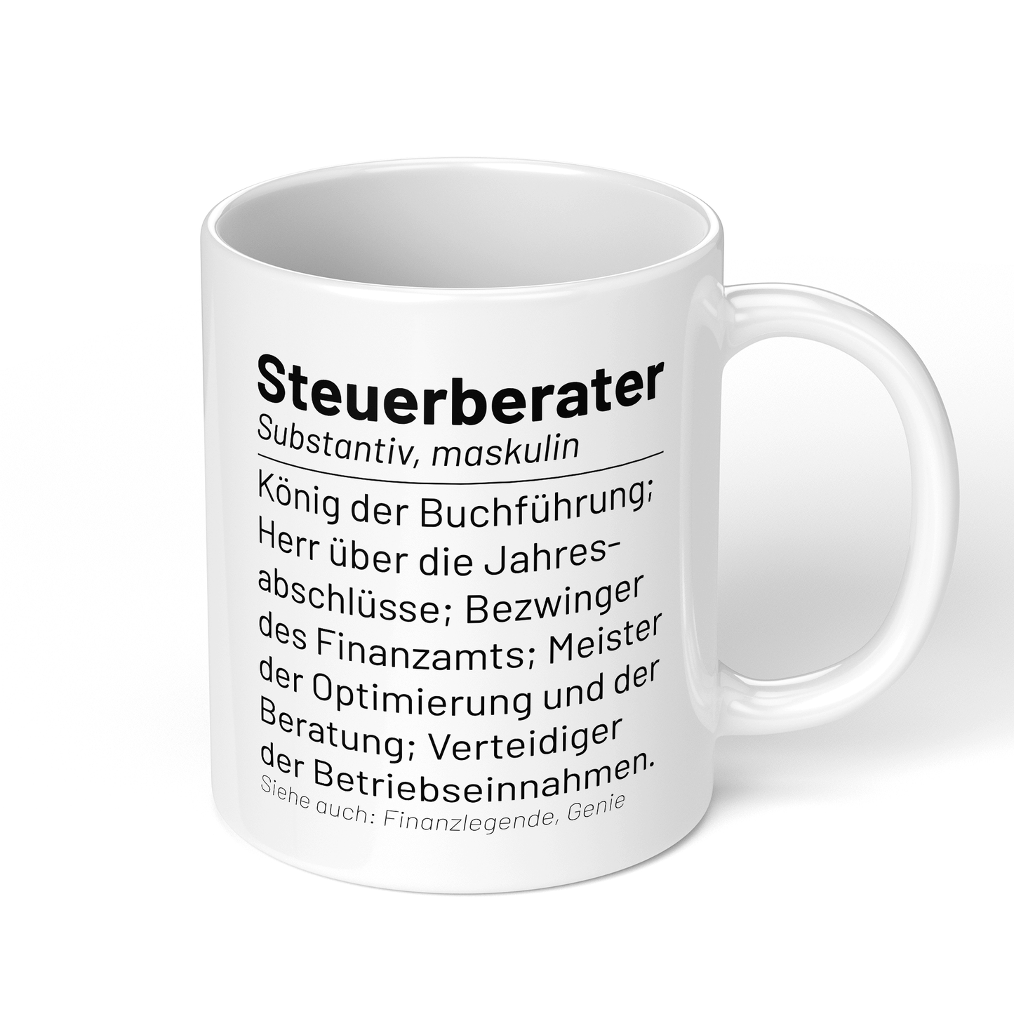 CupHaven® Steuerberater Tasse - Wörterbuch "Steuerberater" - Geschenk für Steuerberater und Steuerberaterinnen