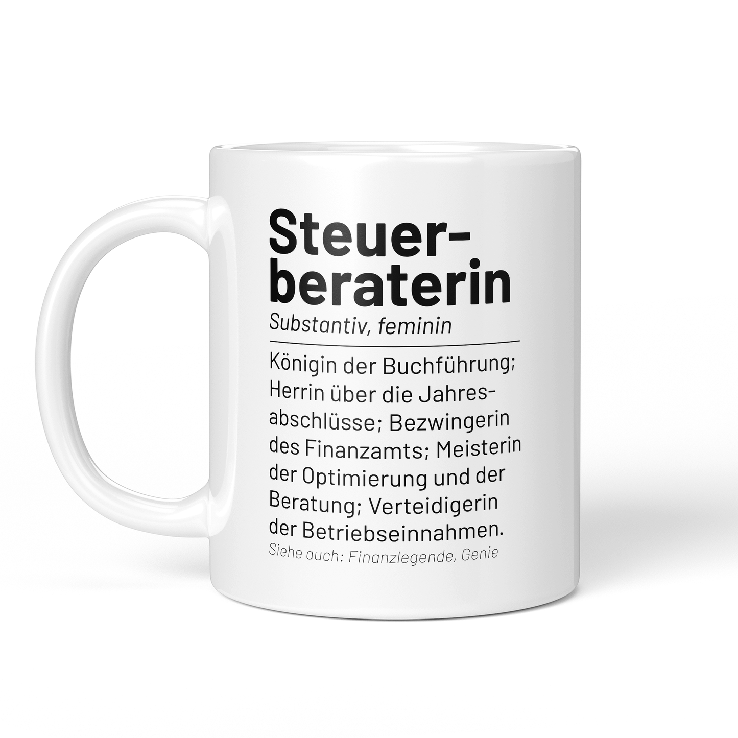 CupHaven® Steuerberater Tasse - Wörterbuch "Steuerberaterin" - Geschenk für Steuerberater und Steuerberaterinnen