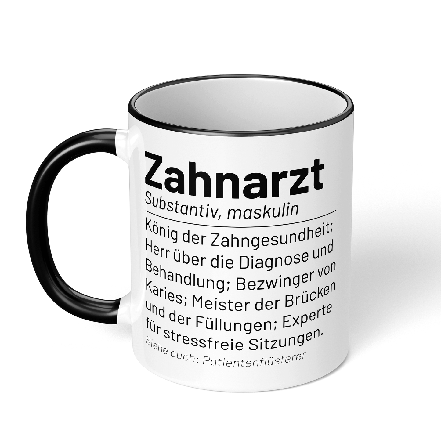 CupHaven® Zahnarzt Tasse - Wörterbuch "Zahnarzt" - Geschenk für Zahnärzte und Zahnärztinnen